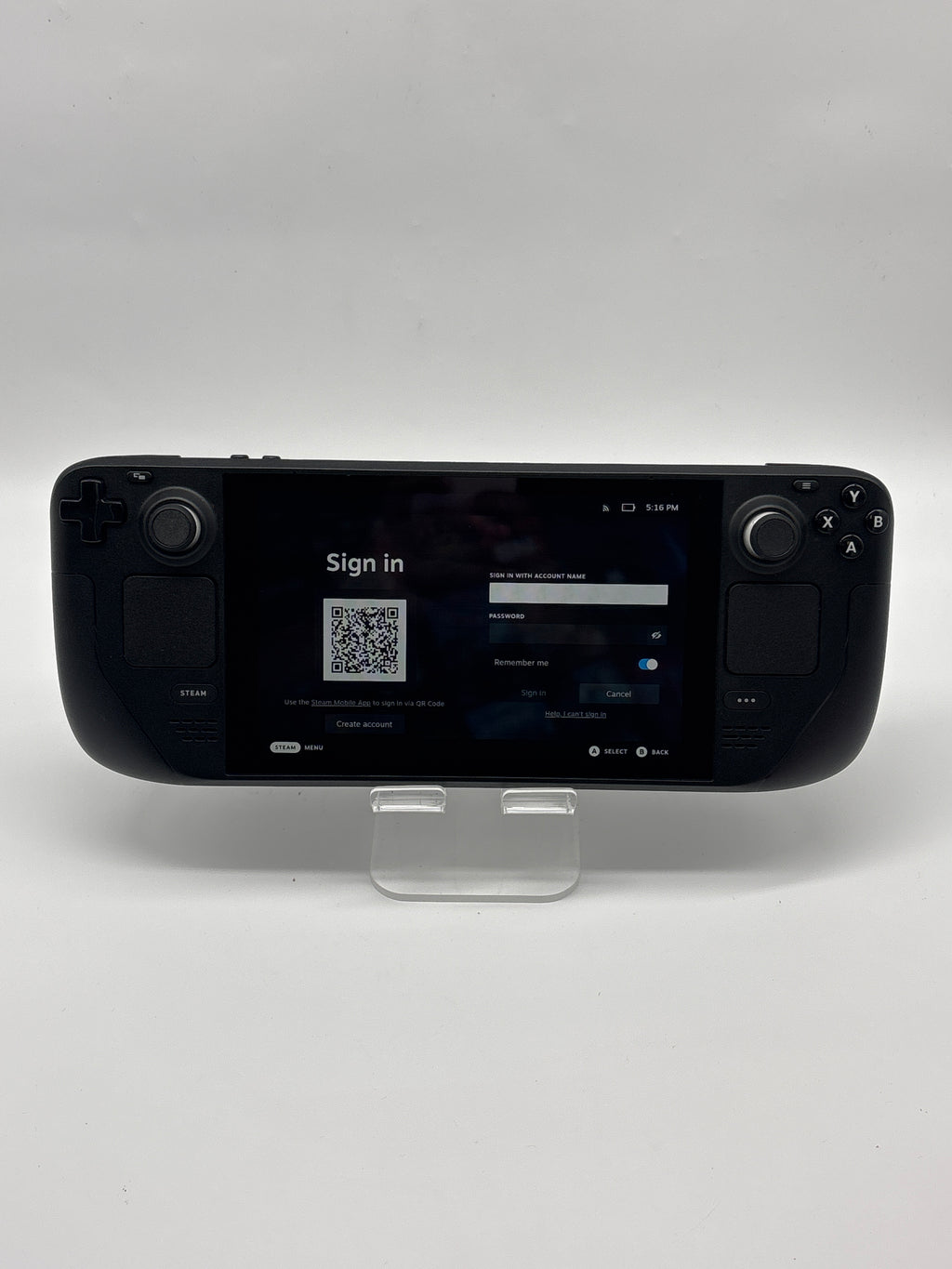 Valve Steam Deck LCD 1010 64GB Handheld Console Black - Used