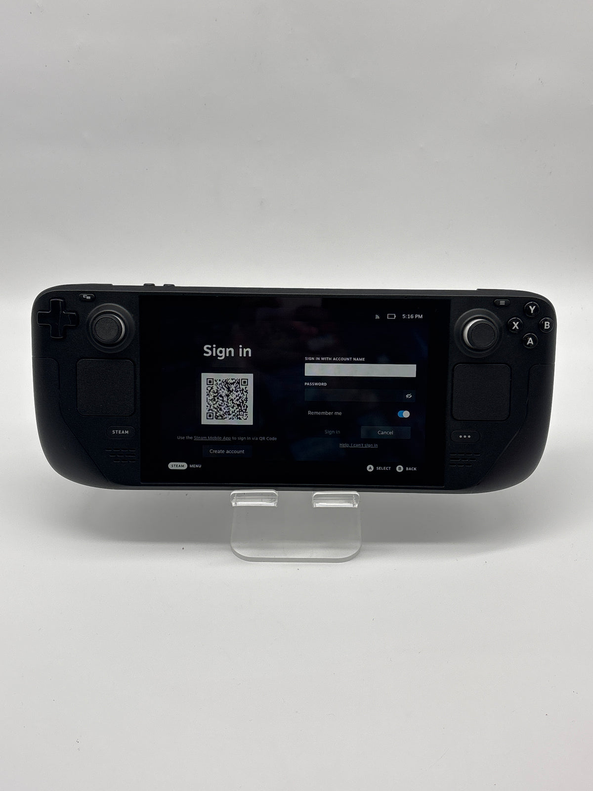 Valve Steam Deck LCD 1010 64GB Handheld Console Black - Used