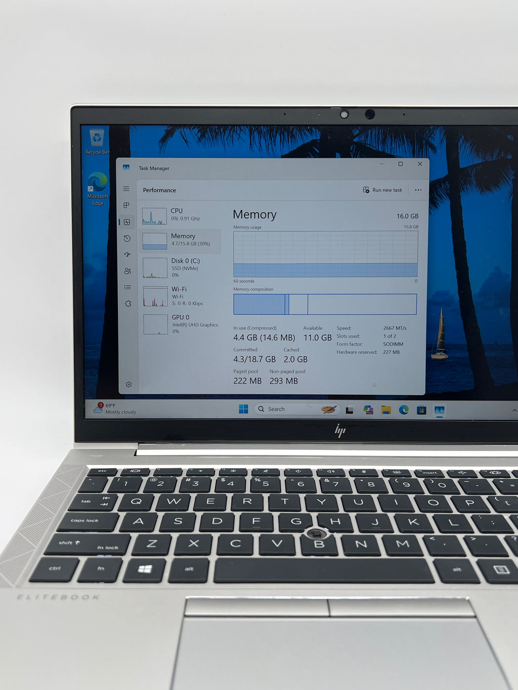 HP EliteBook 840 G7 i5-10310U 16 GB RAM 512 GB SSD Silver - Used