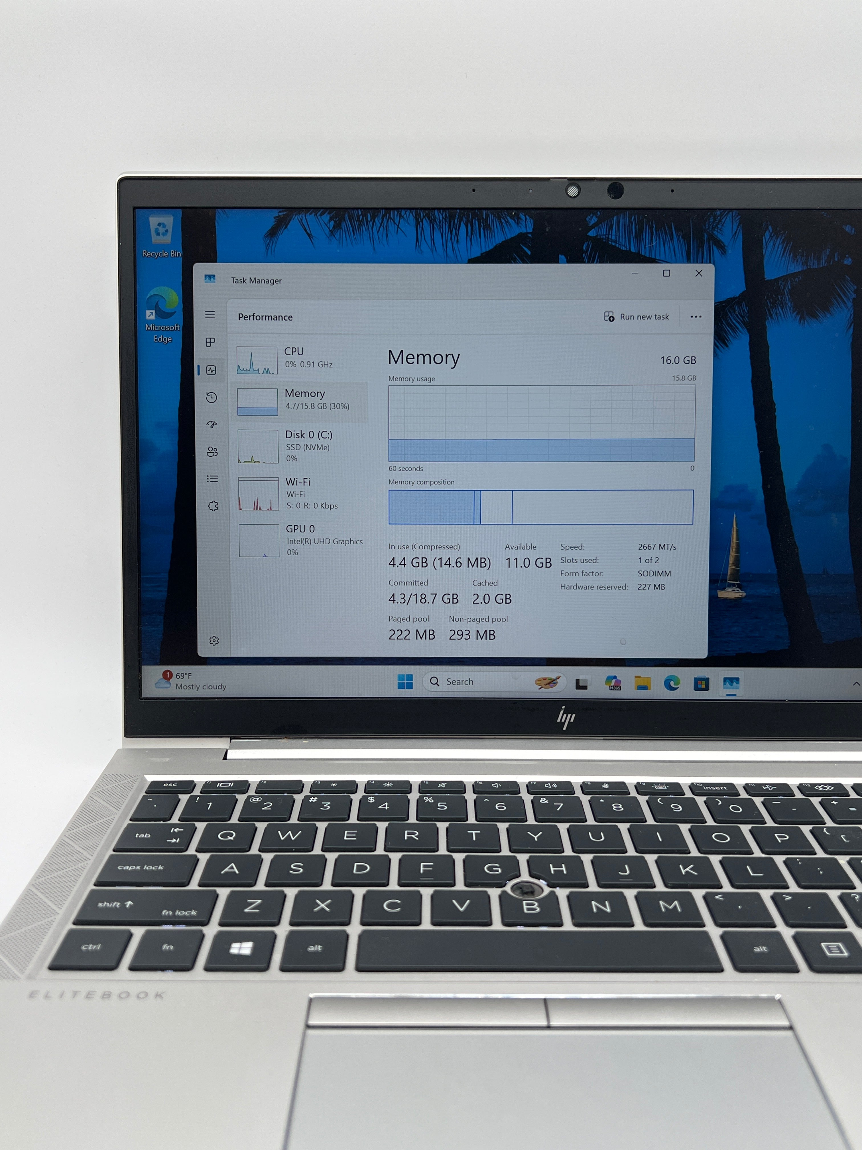 HP EliteBook 840 G7 i5-10310U 16 GB RAM 512 GB SSD Silver - Used