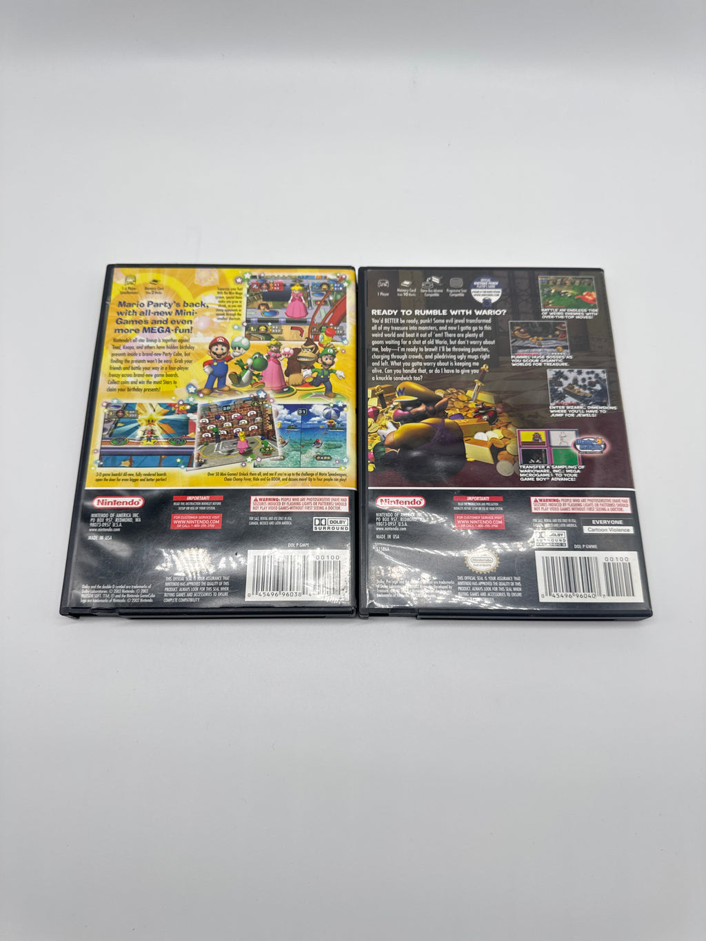 Nintendo GameCube Mario Party 4 Wario World Bundle - Used