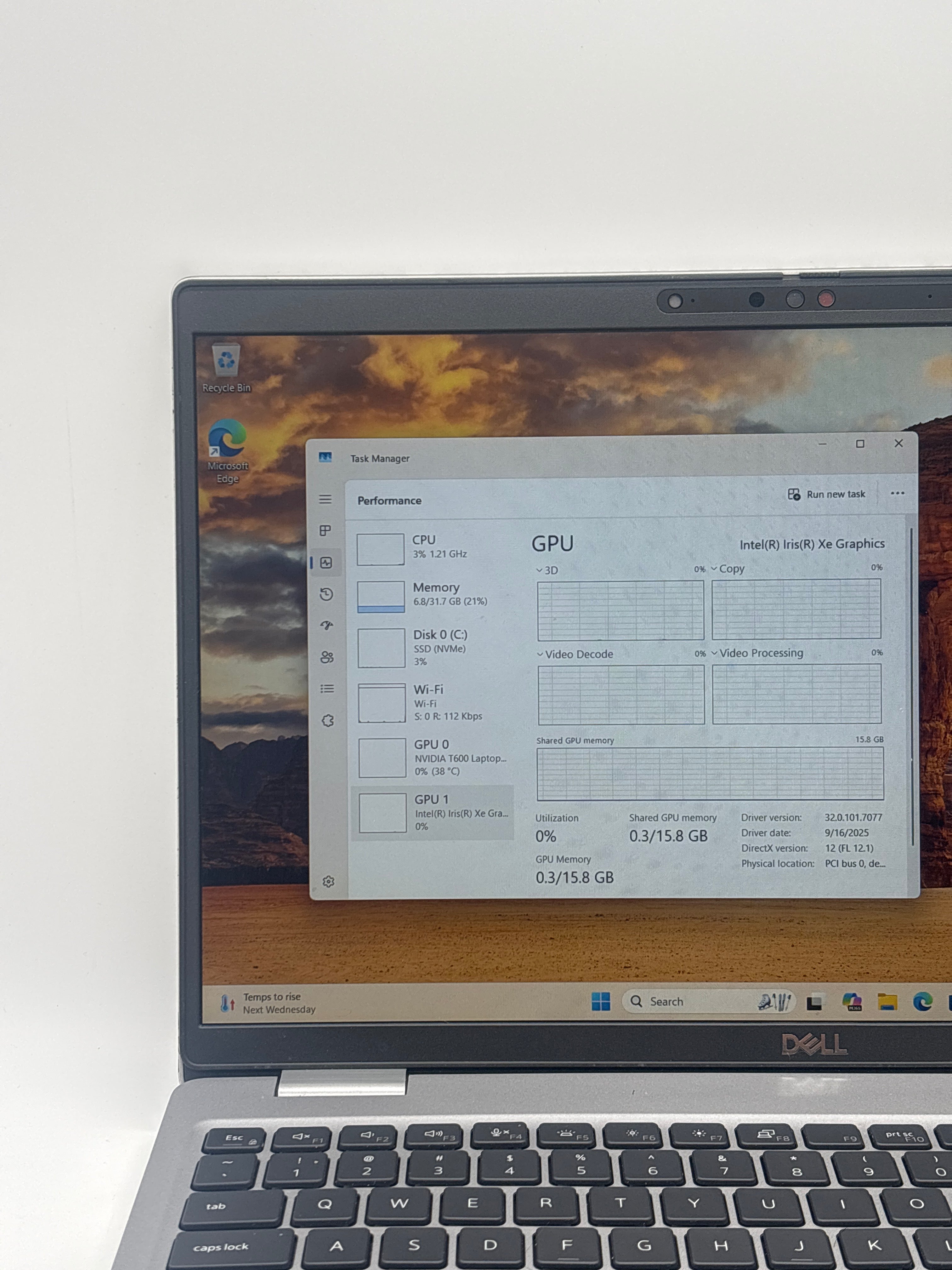 Dell Precision 3571 i7-12800H 32 GB RAM 512 GB SSD