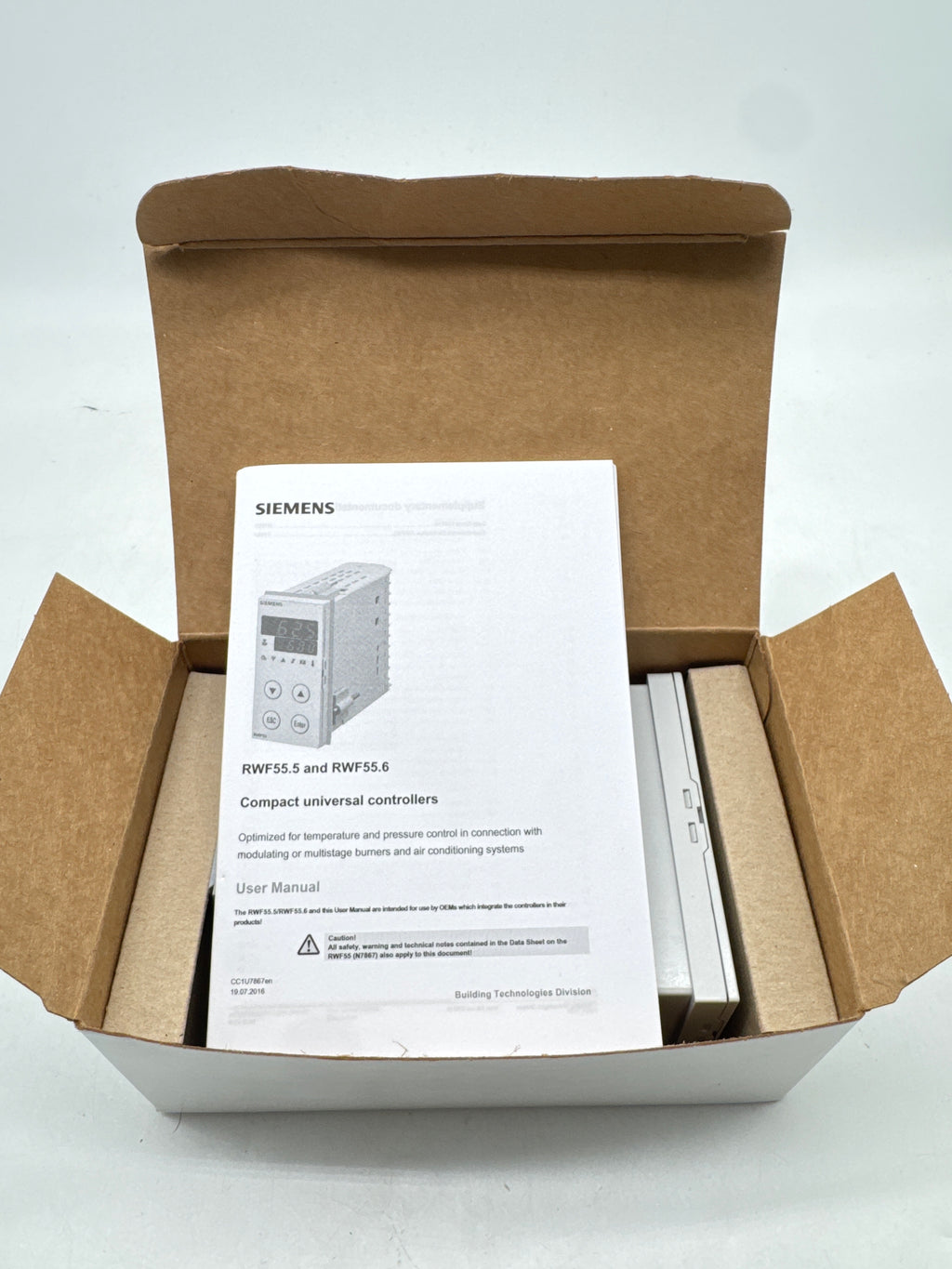 Siemens RWF55.50A9 Thermostat White New