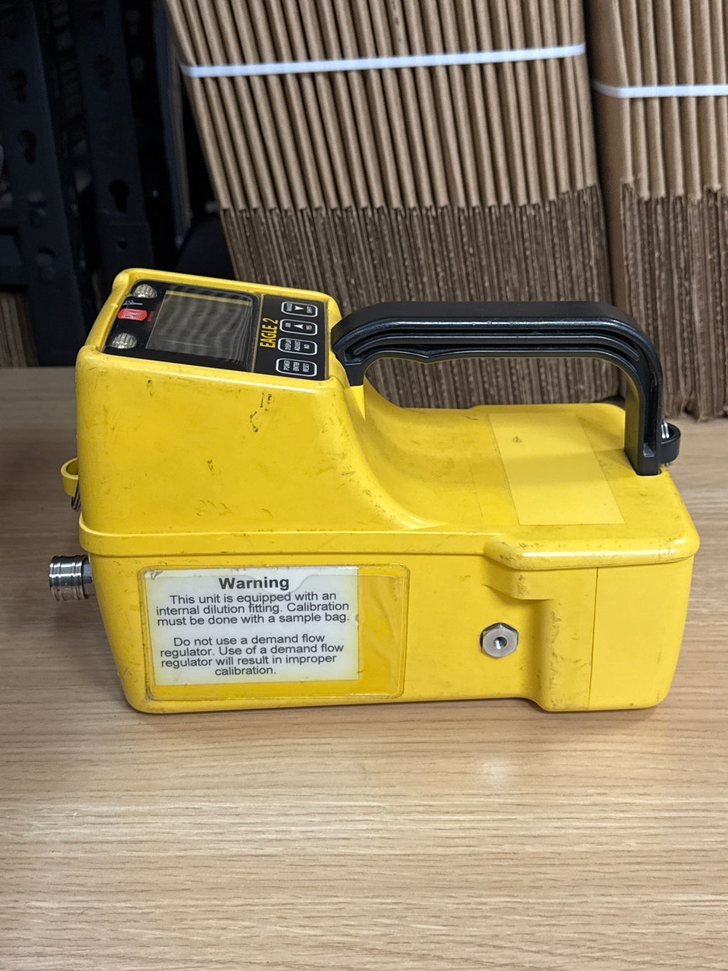 RKI Instruments EAGLE 2 Type 6121-P2-ID Portable Gas Detector Yellow - Used