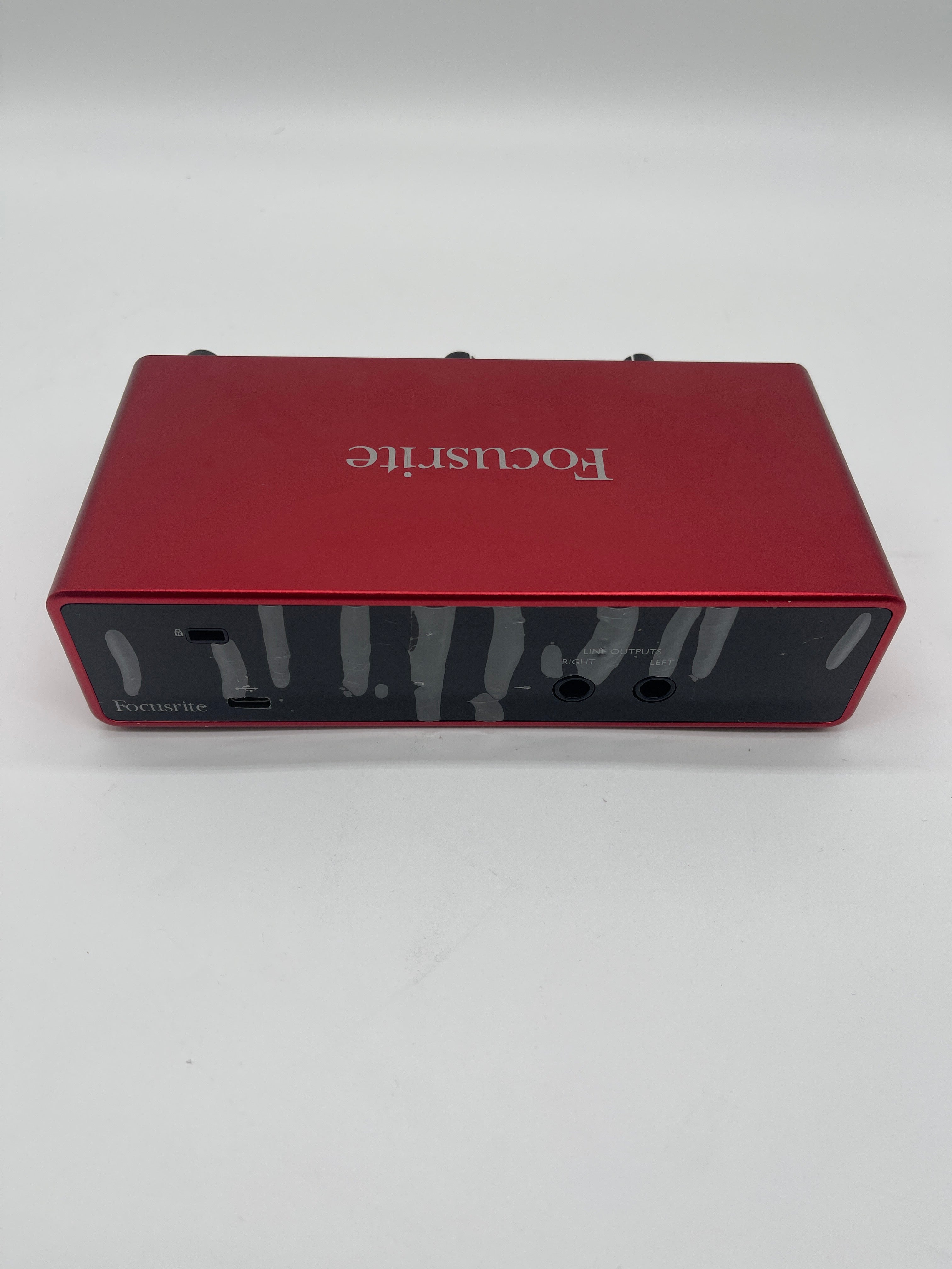 Used Focusrite Scarlett 2i2 USB-C Audio Interface 3rd Generation Red