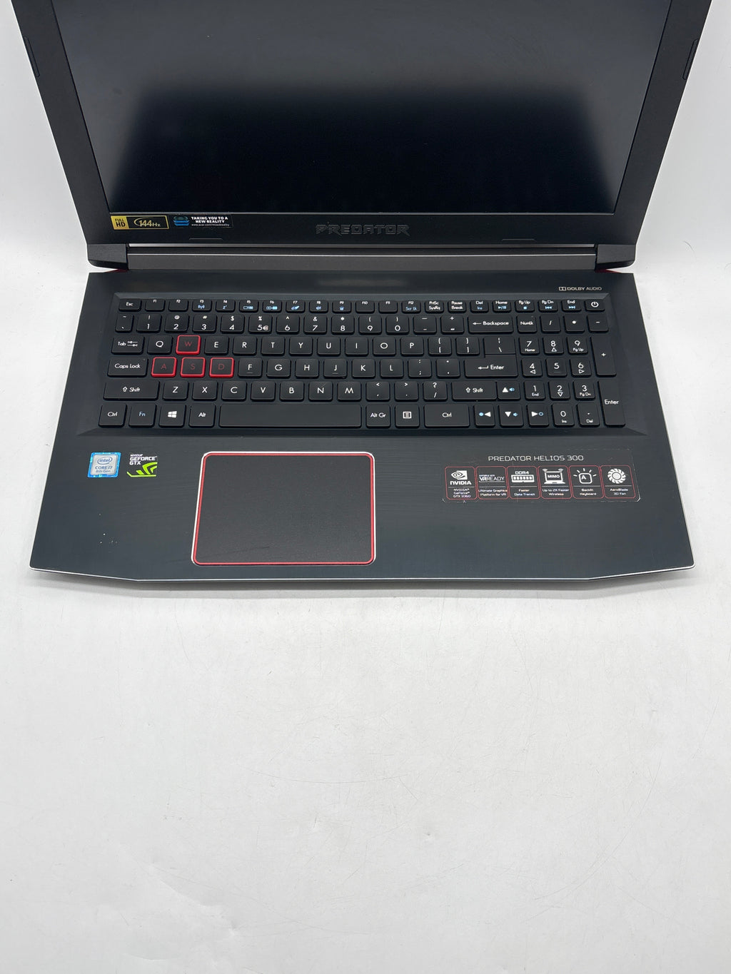 Acer Predator Helios 300 15.6" Core i7-8750H 16GB RAM 256GB SSD GTX 1060 Black - Used