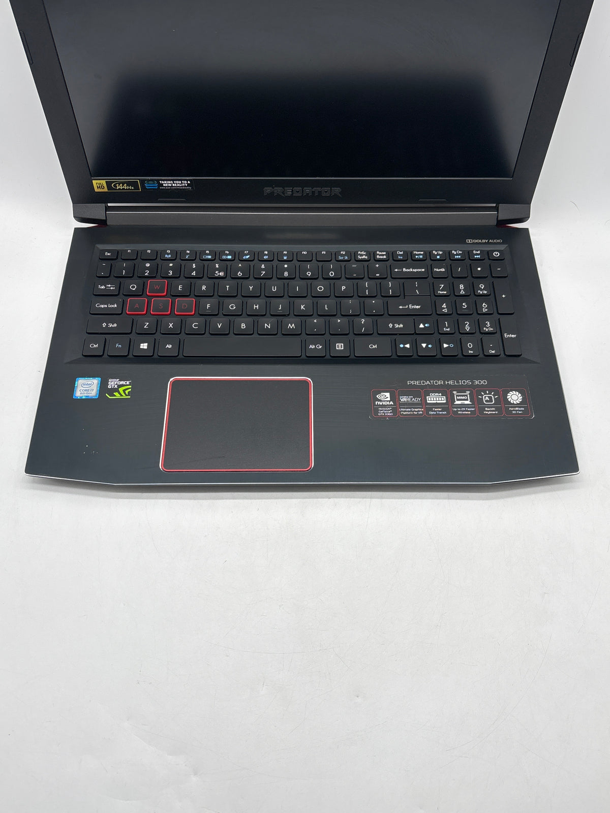 Acer Predator Helios 300 15.6" Core i7-8750H 16GB RAM 256GB SSD GTX 1060 Black - Used