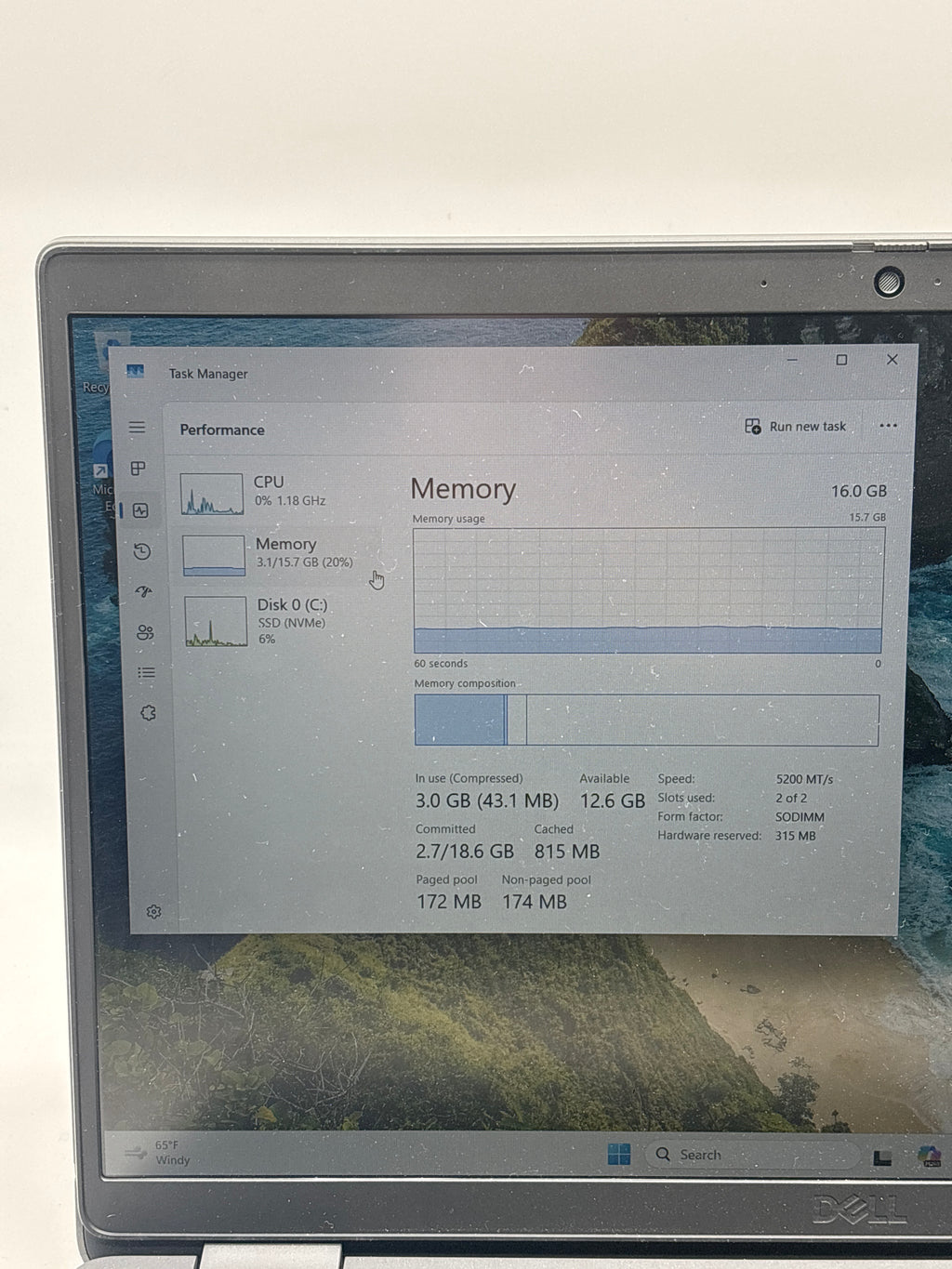 Dell Latitude 3550 15" FHD I7-1355U 512GB 16GB W11P - Used