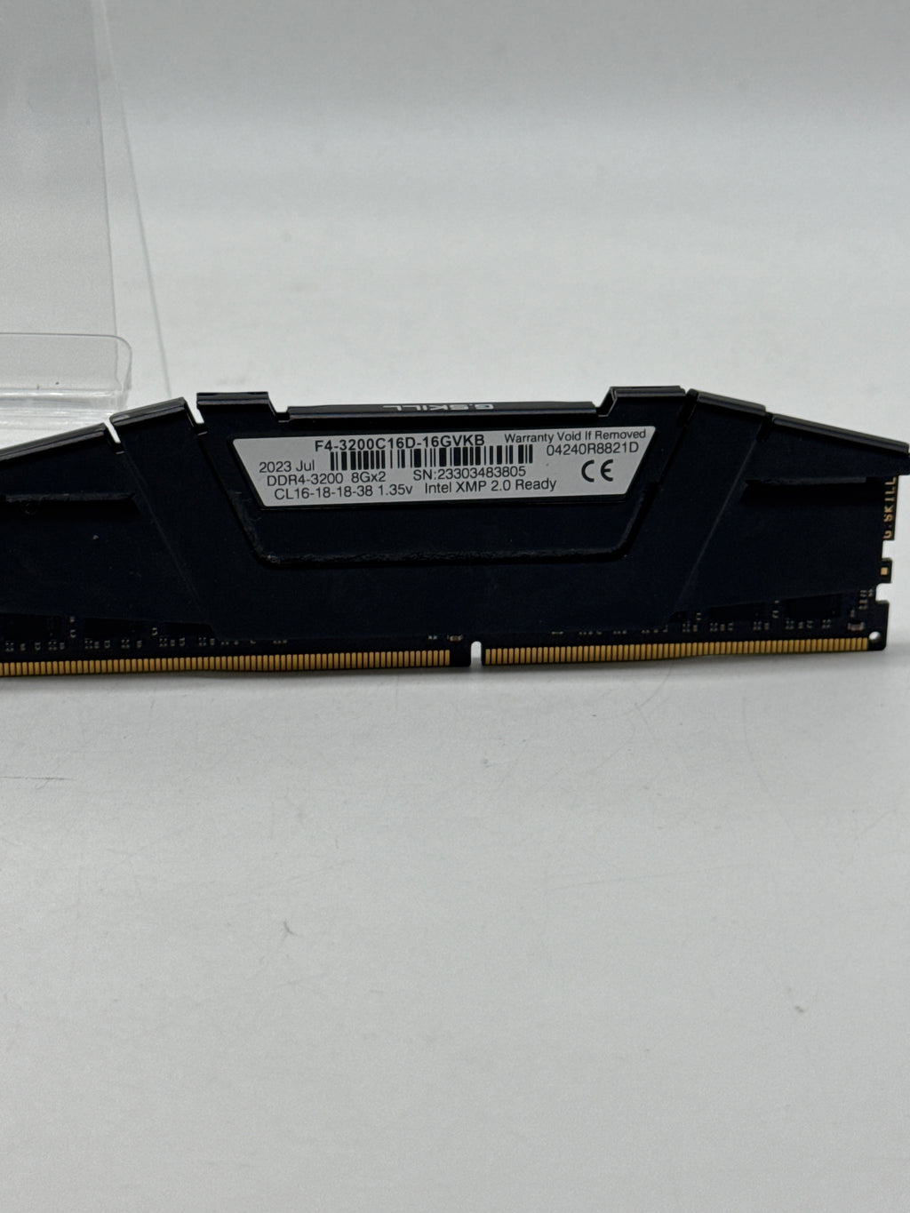 G.Skill Ripjaws V 24GB (16GB+8GB) DDR4-3200 Desktop RAM - Used