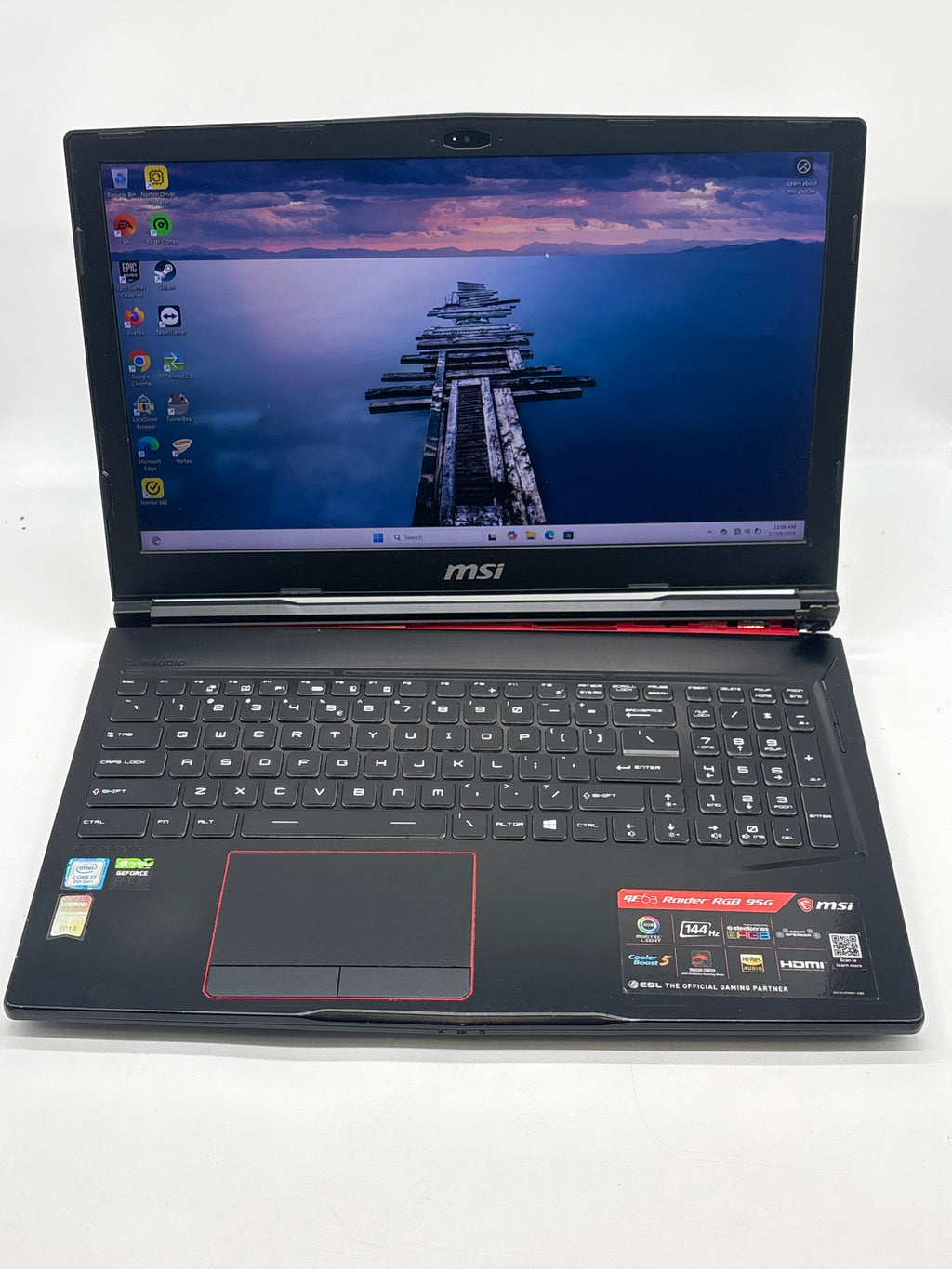 MSI GE63 Raider RGB 9SG i7 32GB RAM 512SSD RTX 2080 With Box - For Parts (Read DESC)