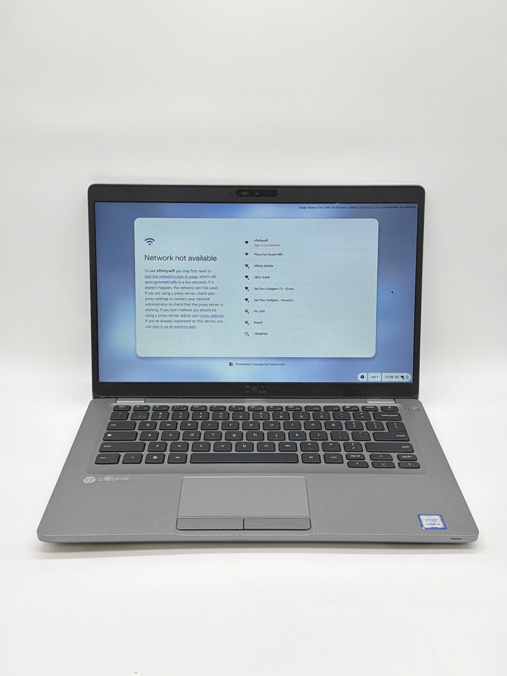 Dell Latitude 5400 Chromebook 14" FHD i5-8265U 8GB RAM 128GB SSD Remotely Managed