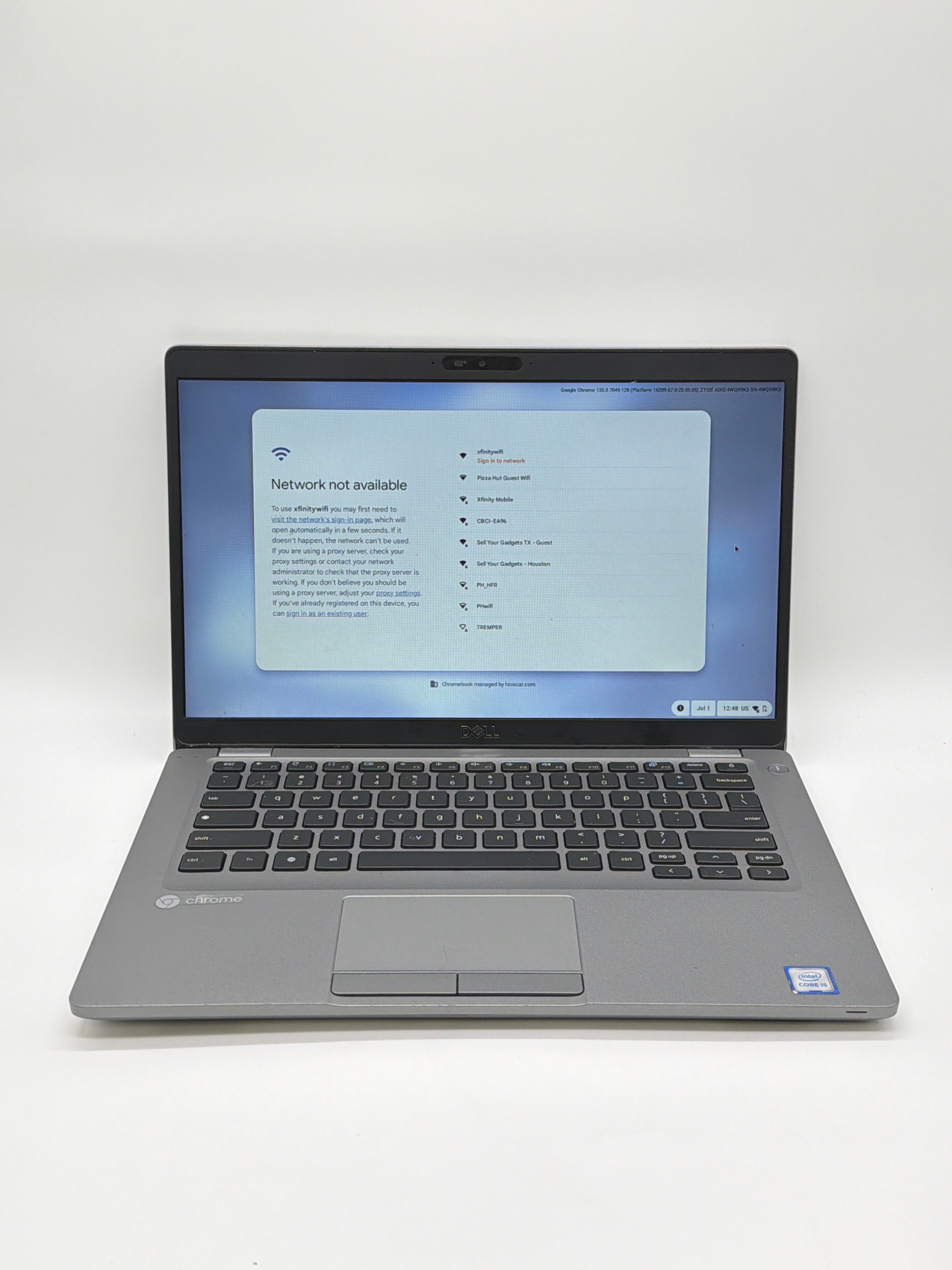 Dell Latitude 5400 Chromebook 14" FHD i5-8265U 8GB RAM 128GB SSD Remotely Managed