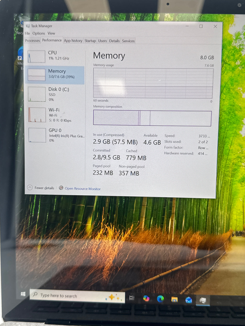 Microsoft Surface 1867 Touch i5-1035G7 8GB RAM 128GB SSD - Used