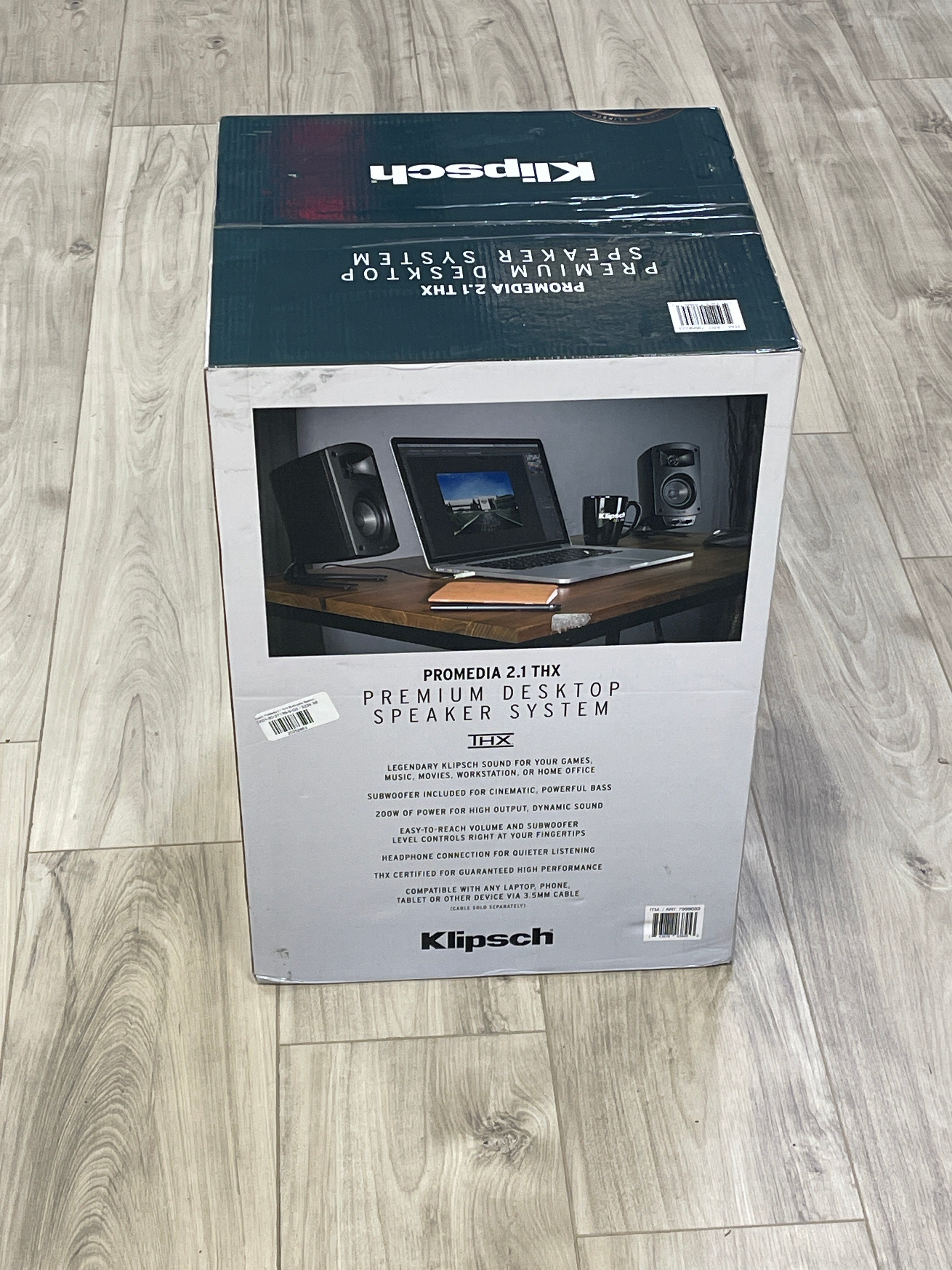 Klipsch ProMedia 2.1 THX Multimedia Speaker System Black Wired New