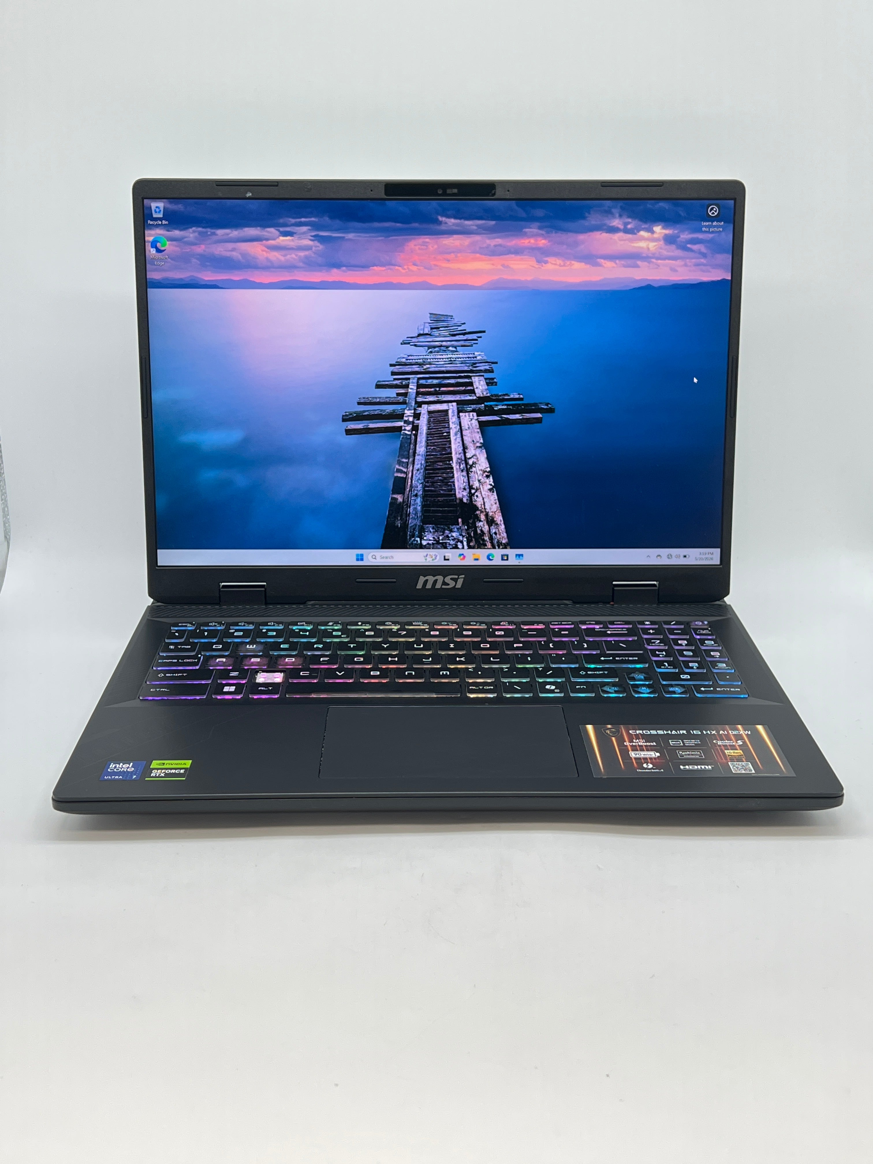 MSI Crosshair 16 HX AI D2XWGKG Ultra 7 255HX 32GB RAM 1TB SSD RTX 5070 - For Parts Read