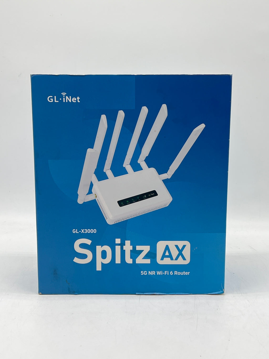 GL.iNet Spitz AX GL-X3000 Wi-Fi 6 AX3000 5G LTE Dual-Band White - Open Box