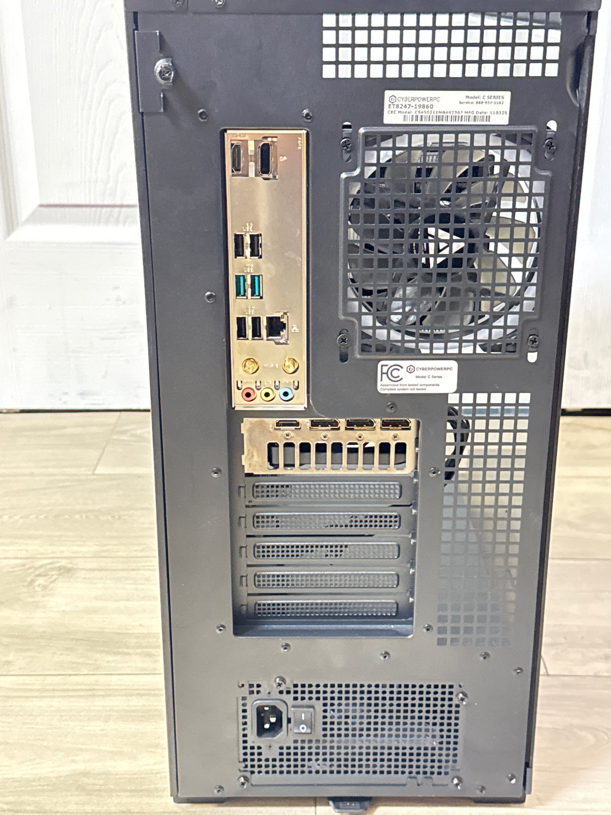 Custom Gaming PC i5-14400F 16GB RAM 1TB SSD RTX 5060 OC Black - Used