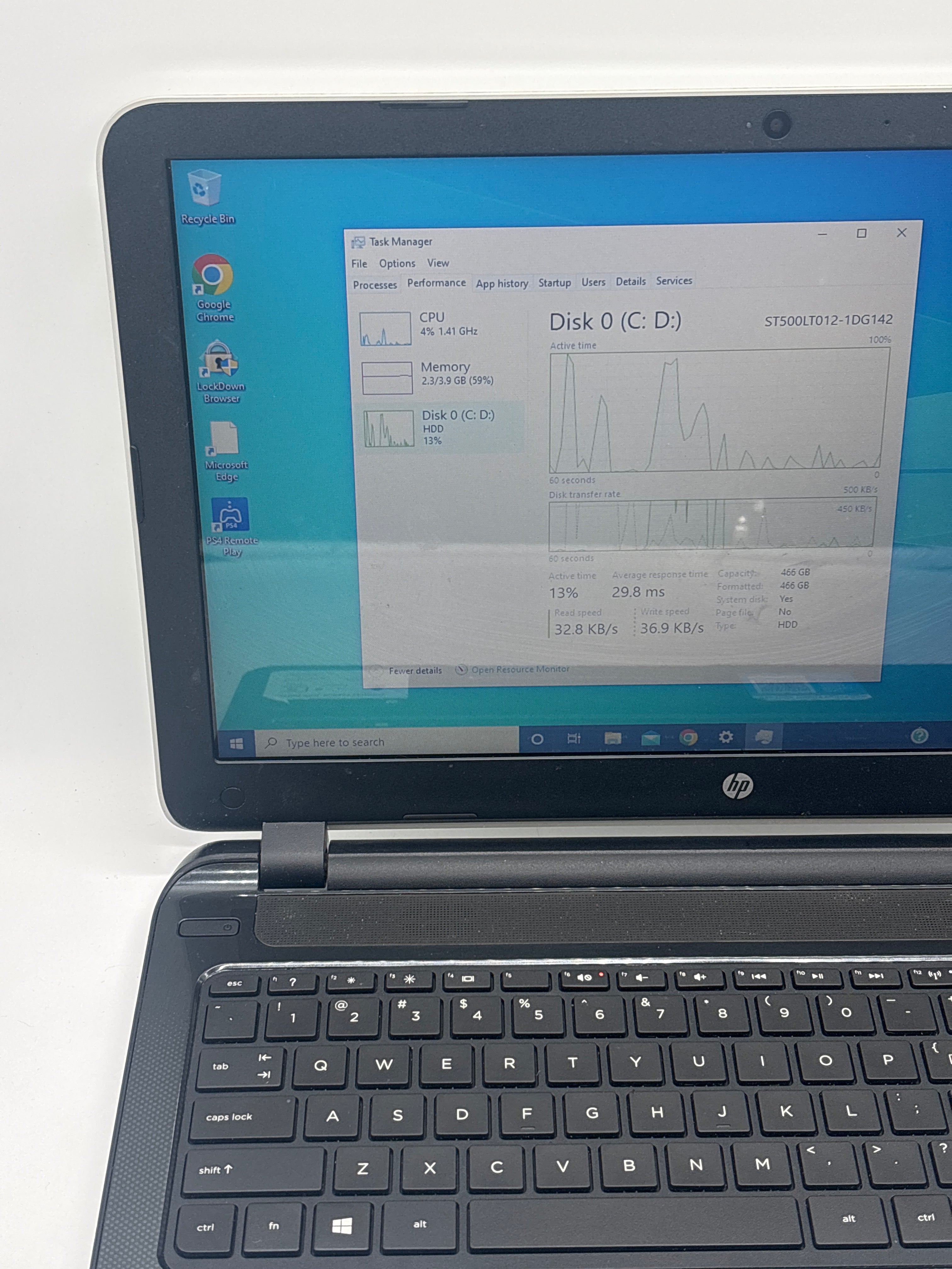 hp 15-f271wm N3540 4GB RAM 500GB HDD