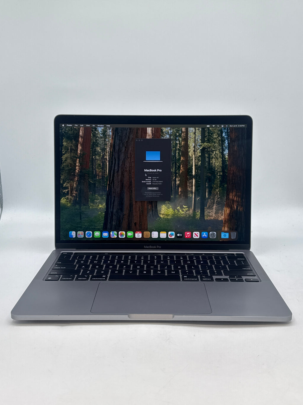 Apple MacBook Pro 13" A2338 M1 16GB RAM 1TB SSD Tested
