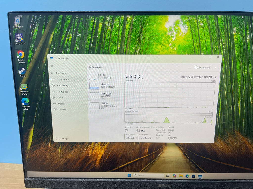 HP ProDesk 600 G4 Mini Desktop 12GB RAM 256GB SSD i5 8th Gen Black Used
