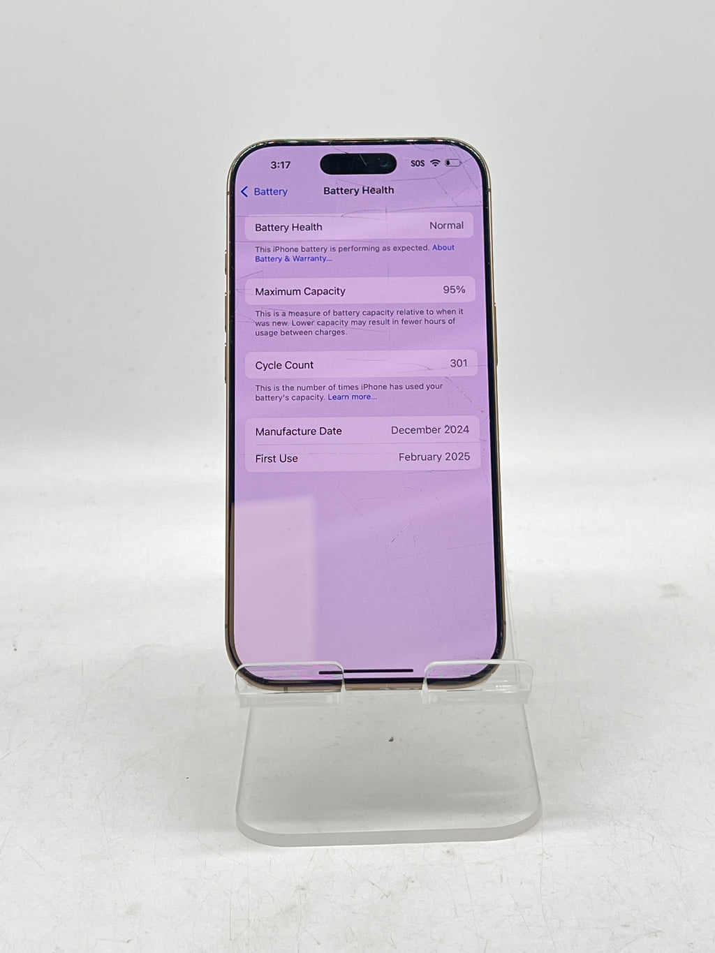 Apple iPhone 16 Pro 6.3" 128GB AT&T Locked Desert Titanium - READ
