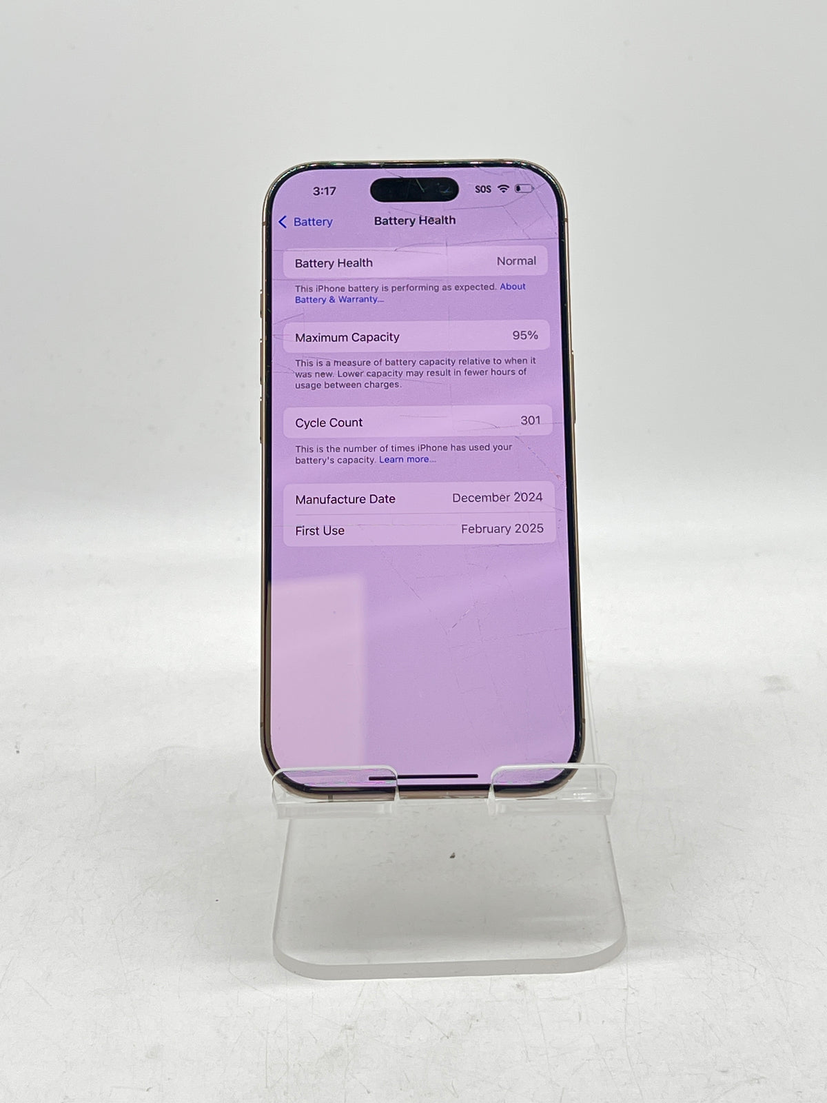 Apple iPhone 16 Pro 6.3" 128GB AT&T Locked Desert Titanium - READ