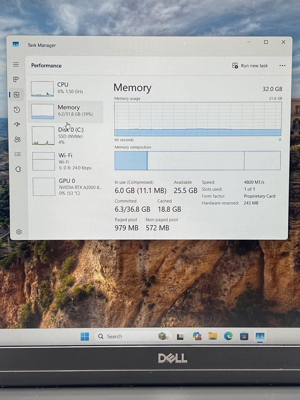 Dell Precision 7670 15-inch Core i7-12850HX 32GB RAM 512GB RTX A2000 - Used