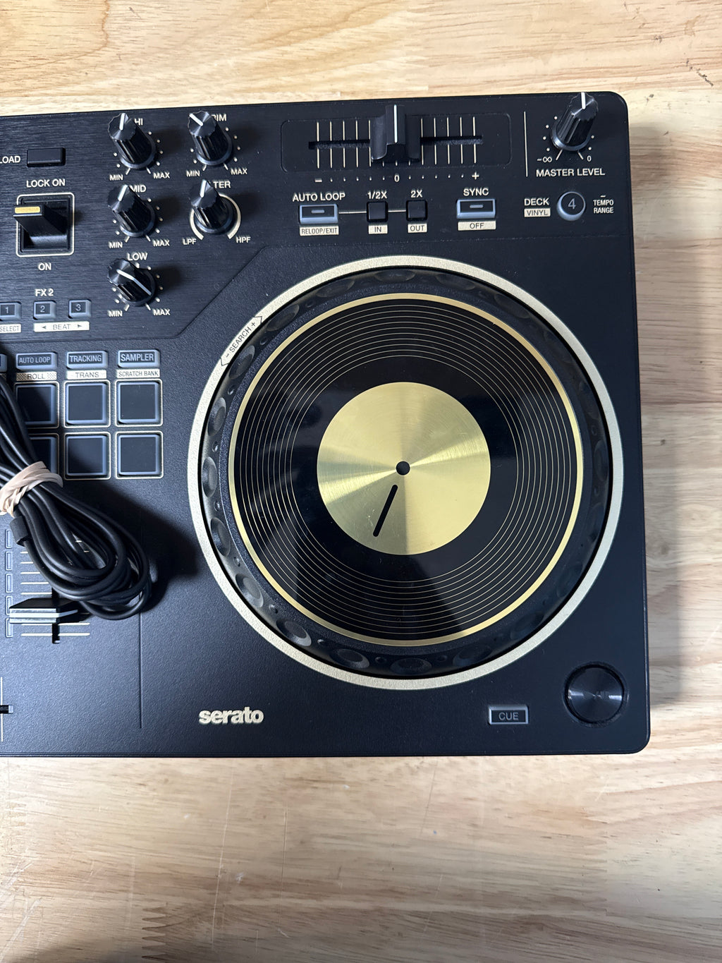Pioneer DJ DDJ-REV1-N Serato 2 Deck Controller Black Gold Edition