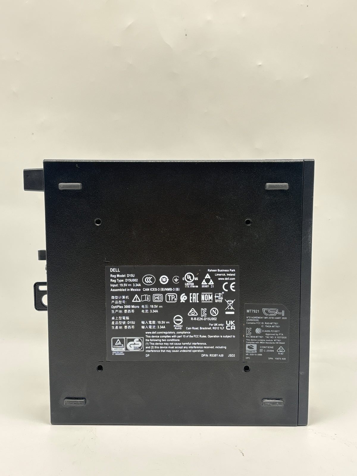 Dell OptiPlex 3000 Micro i5-12500T 8GB RAM 256GB NVMe SSD Black Win11 - Used