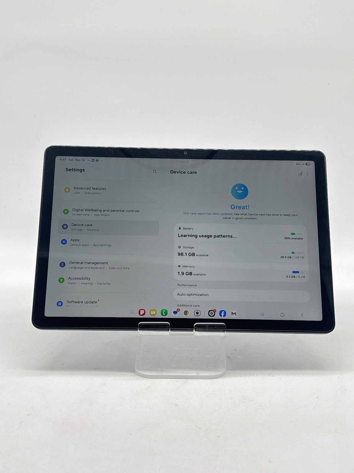 Samsung Galaxy Tab A11+ 5G 11" 6GB RAM 128GB Gray - Used