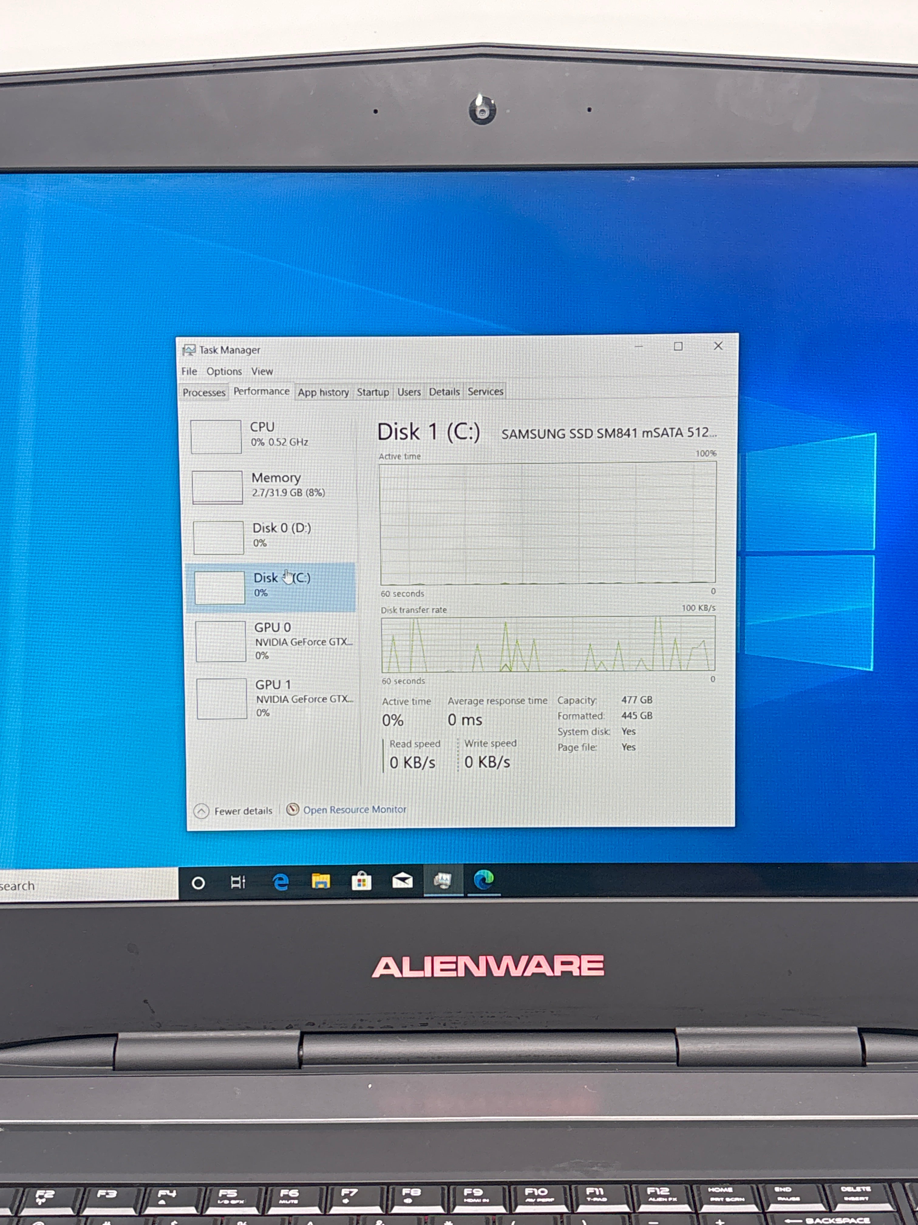 Alienware 18 i7-4930MX 32GB RAM 512GB SSD + 750GB HDD Dual GTX 780M - Used