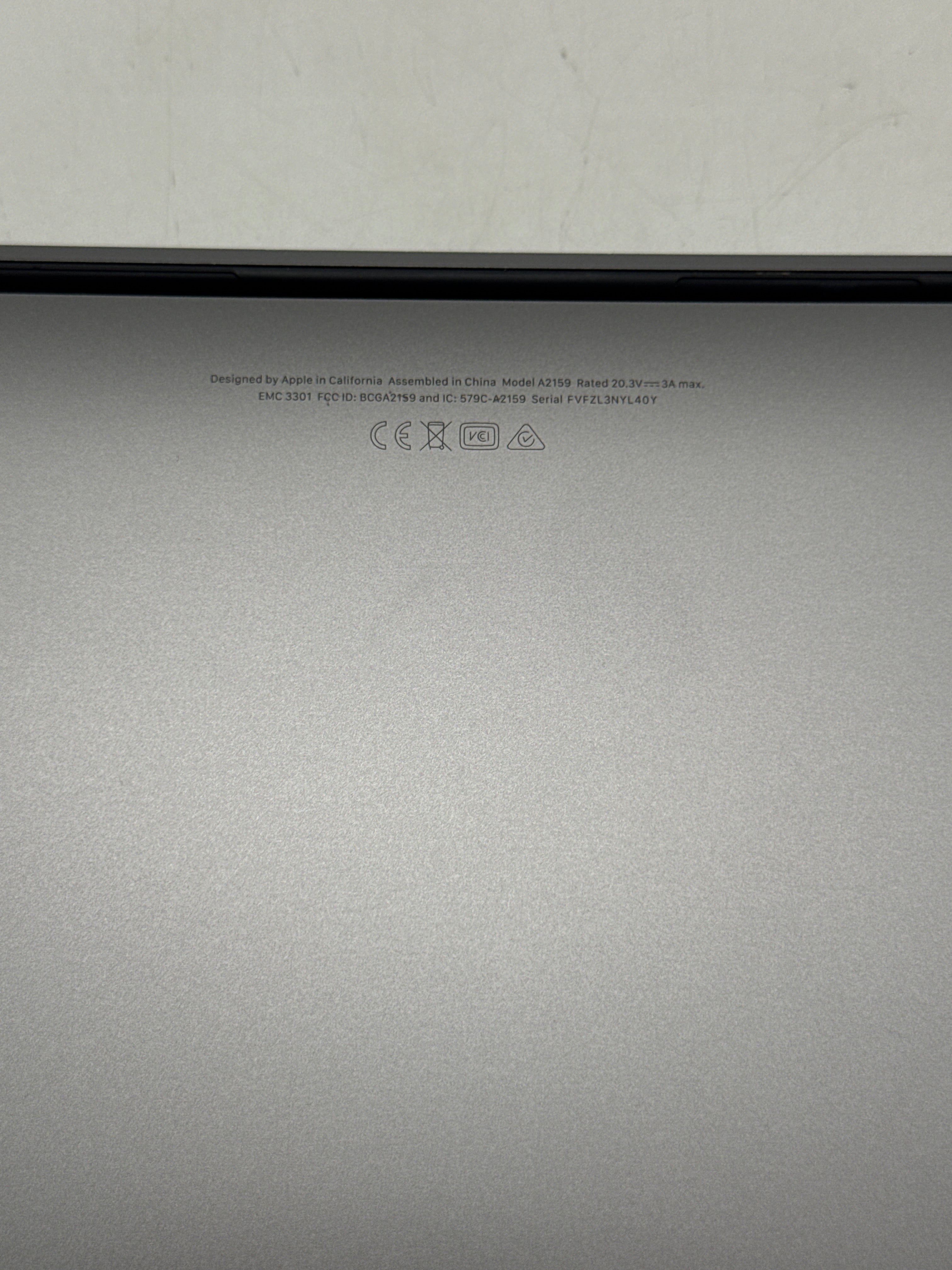 Apple MacBook Pro 13" A2159 2019 Core i5 8GB RAM 128GB SSD - Used