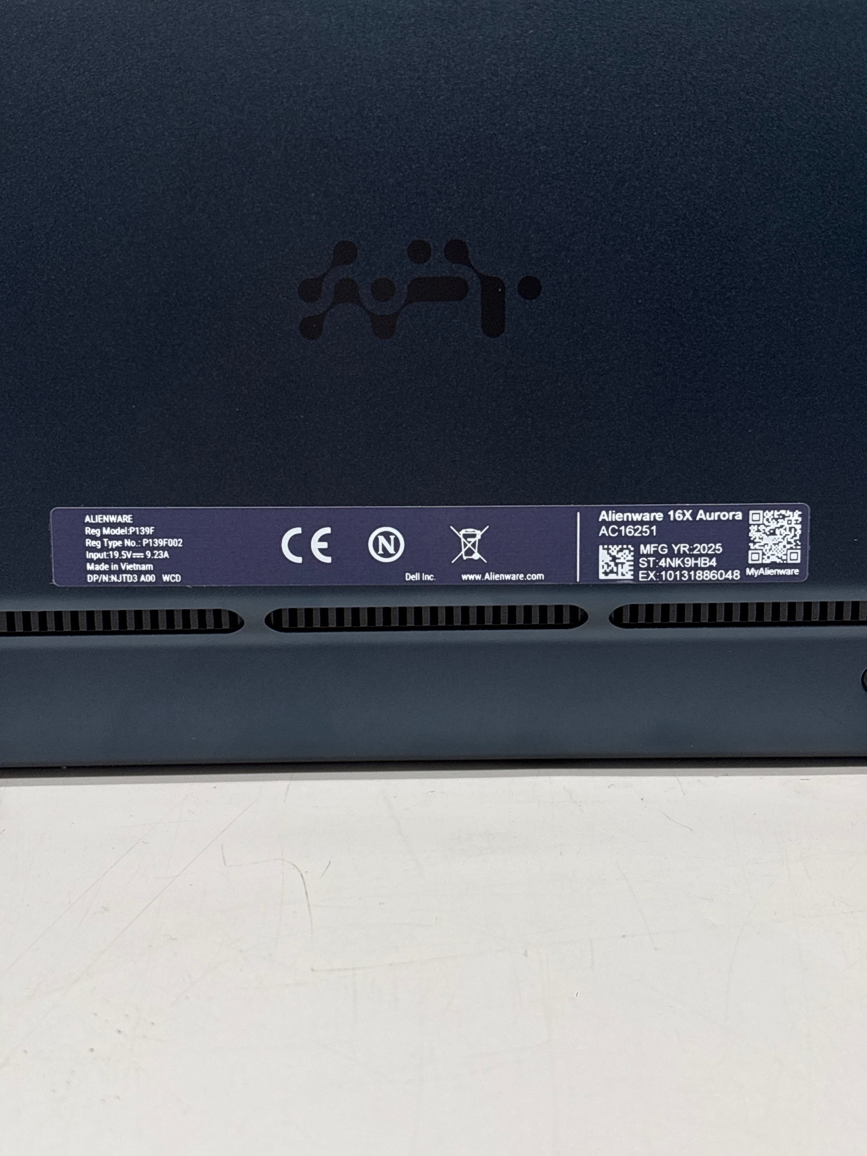 Dell Alienware 16X Aurora Ultra 9 275HX 32GB RAM 1TB SSD RTX 5060 - Warranty