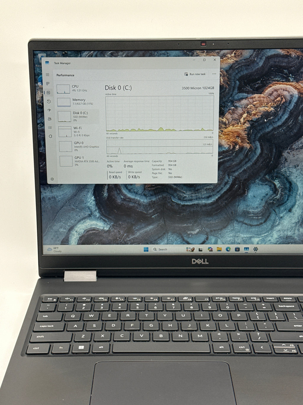 Dell Precision 7680 i9-13950HX 64GB RAM 1TB SSD RTX 3500 ADA