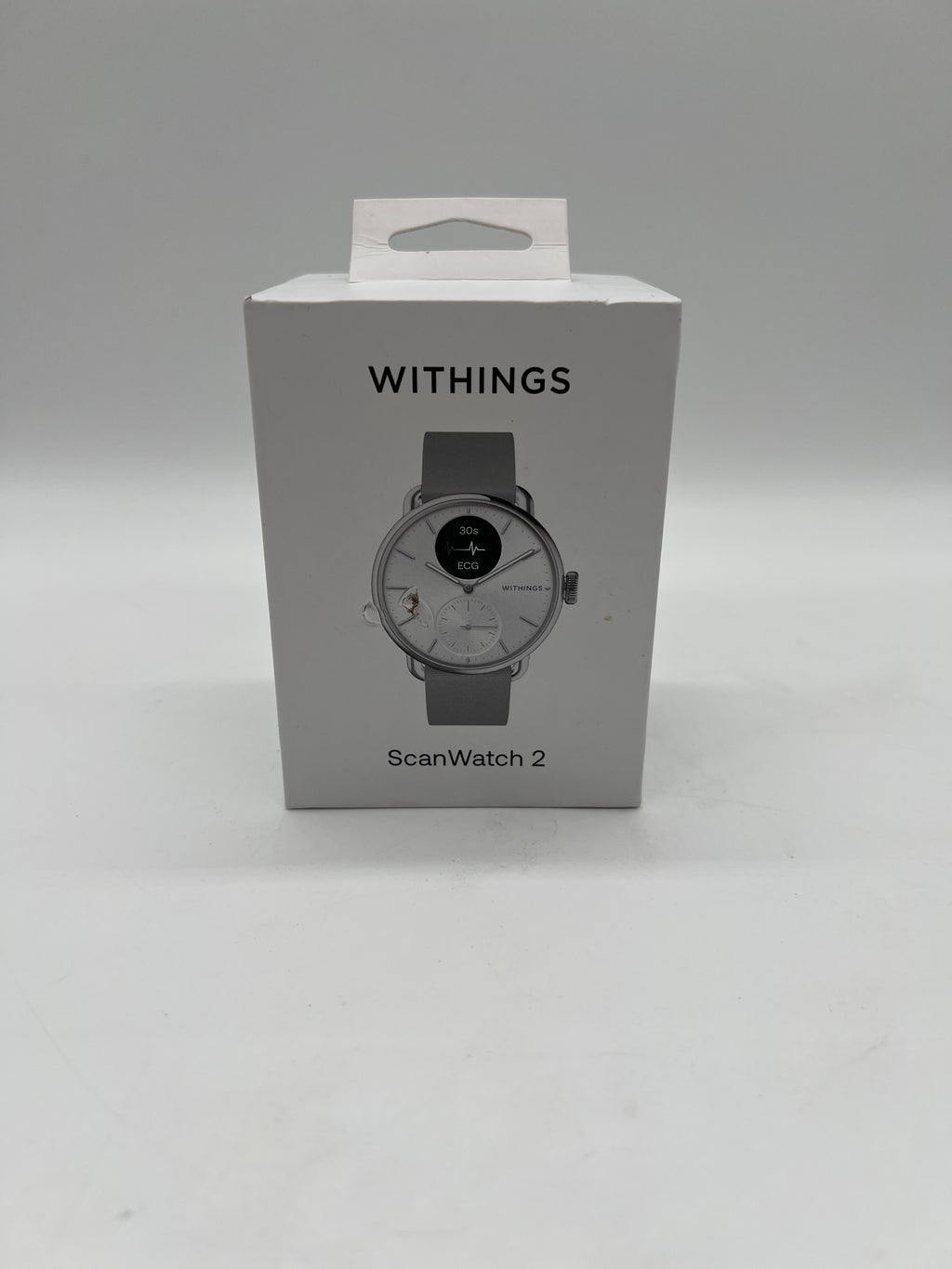 Withings ScanWatch 2 38mm Smartwatch White Heart Rate Monitor Android