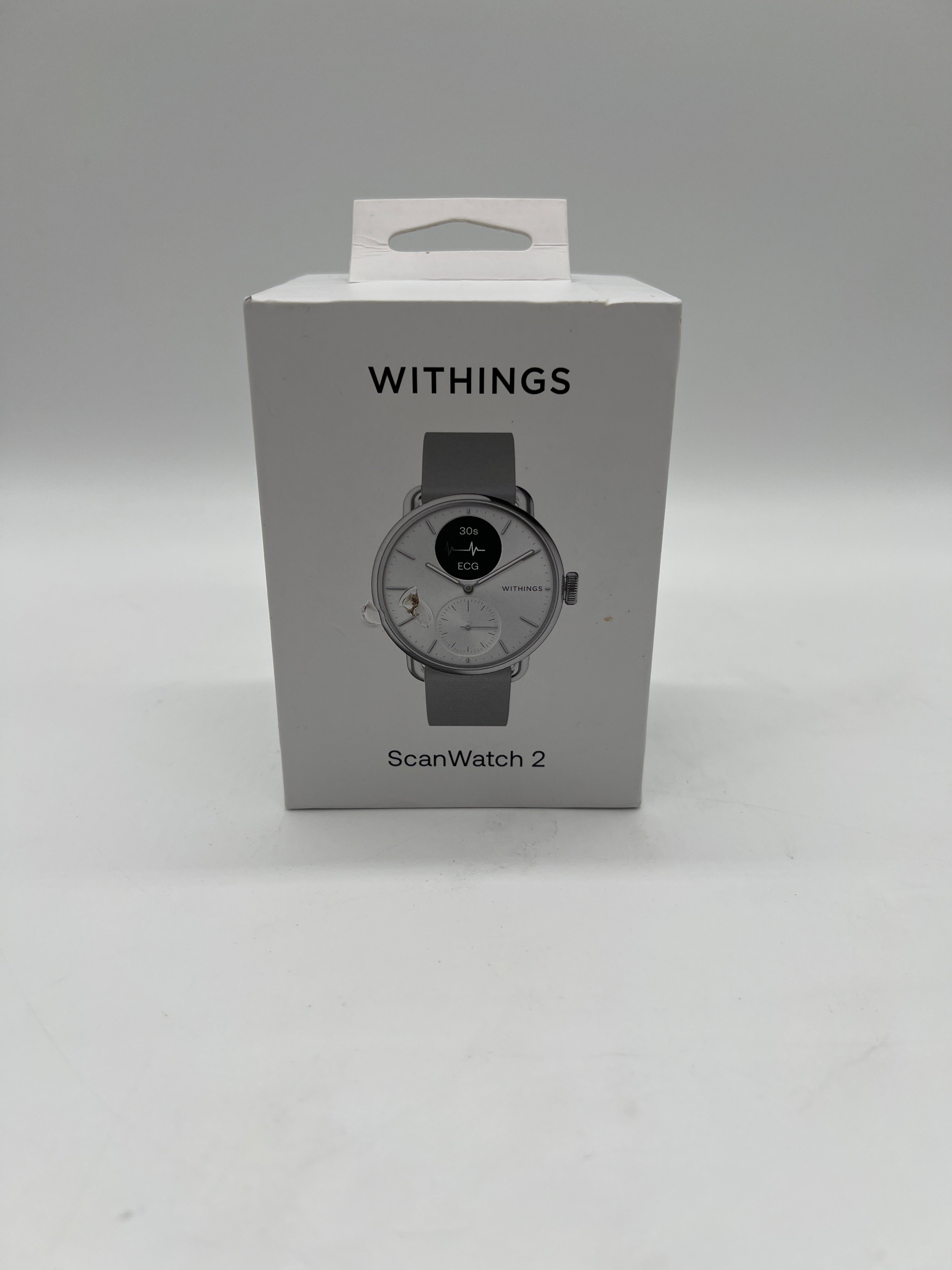 Withings ScanWatch 2 38mm Smartwatch White Heart Rate Monitor Android
