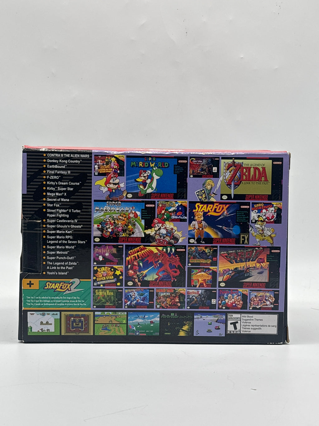 Nintendo SNES Classic Edition Mini Console CLV-S-SNSG-USZ 21 Games with 2 - Used