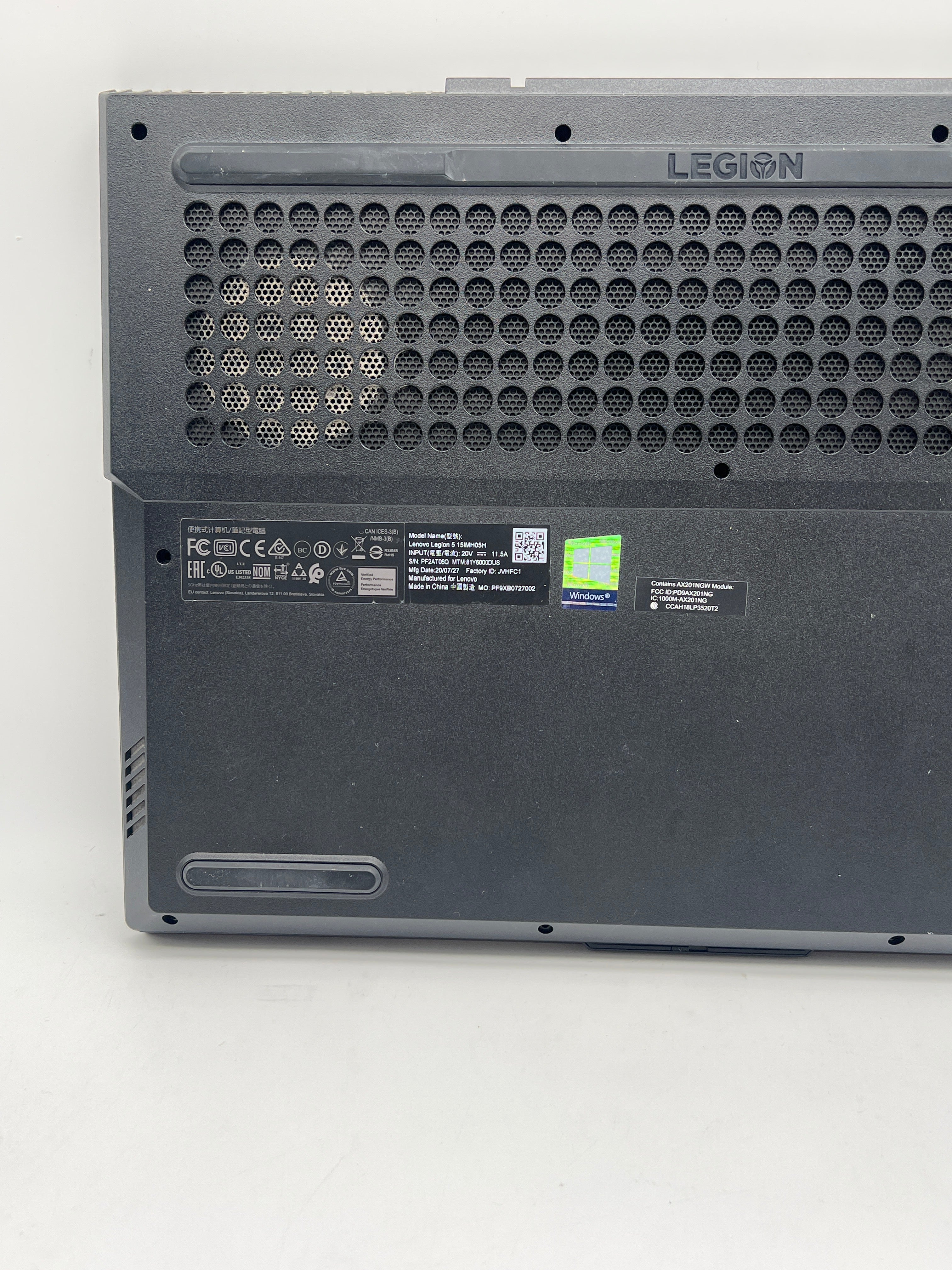 Lenovo Legion 5 15IMH05H i7-10750H 8GB RAM GTX 1660 Ti - For Parts (Read)