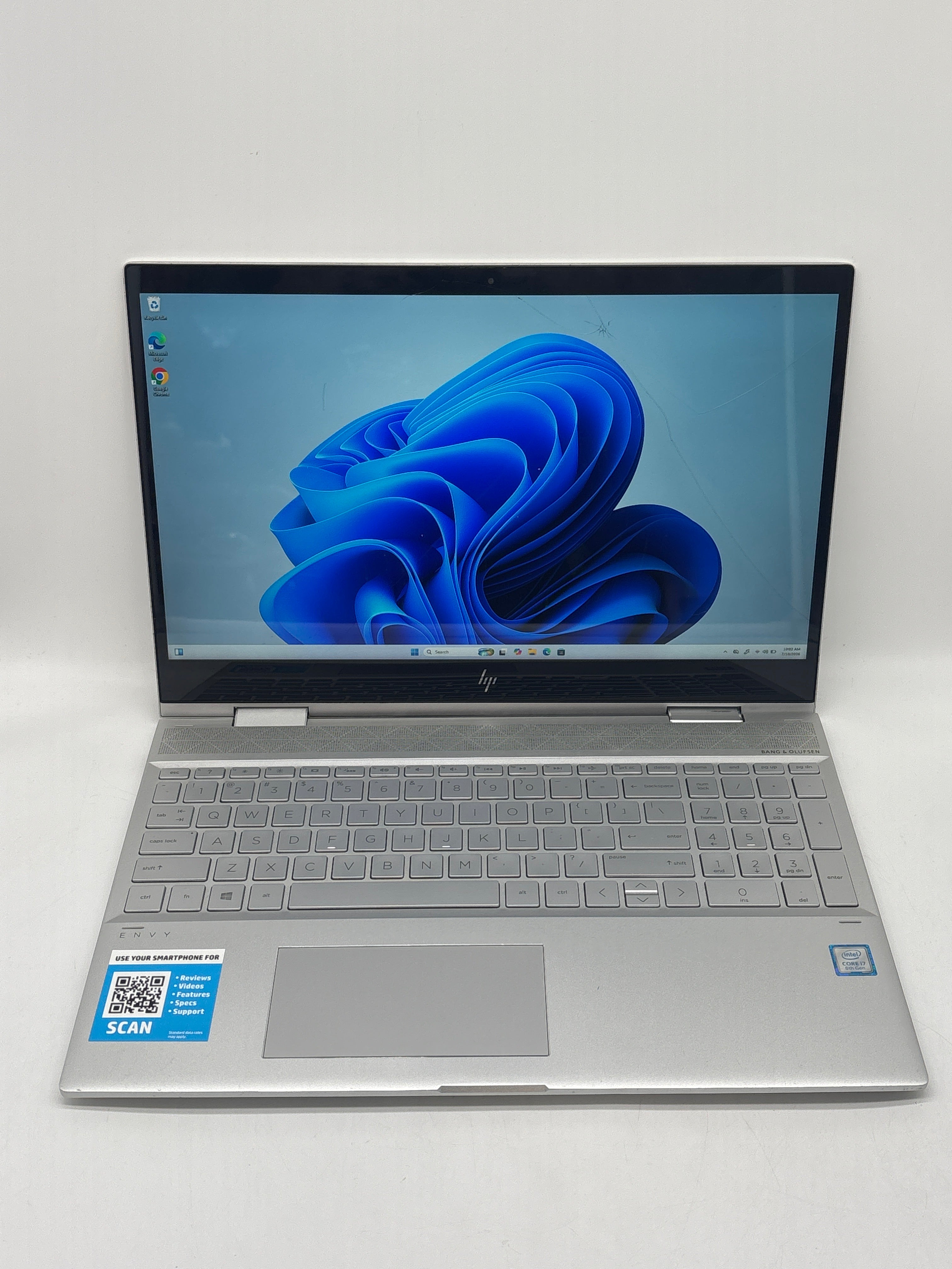 HP Envy x360 15-CN1065NR 15.6" Core i7-8565U 8GB RAM 128GB SSD - For Parts