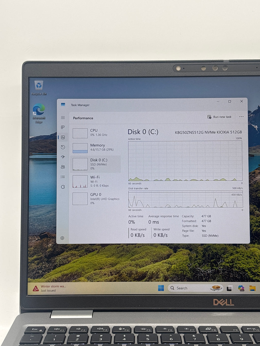 Dell Latitude 5530 i5-1245U 16 GB RAM 512 GB SSD - For Parts (Crack on Corner)