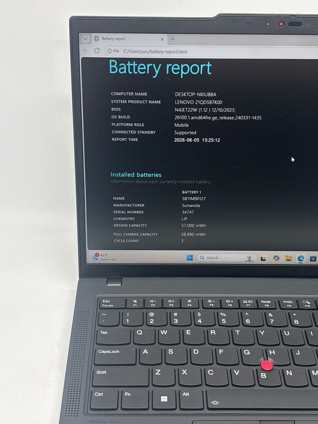 Lenovo Thinkpad T14 Gen 6 Ultra 7 255U 16GB RAM 512GB SSD - Warranty