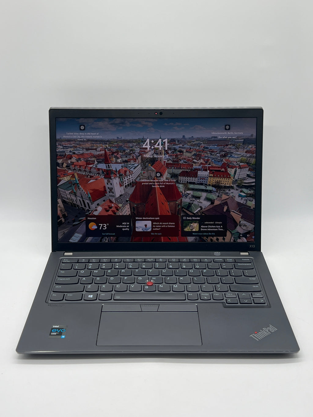 Lenovo ThinkPad X13 Gen 2 14 Inch i5-1185G7 16GB RAM 256GB SSD Gray Used