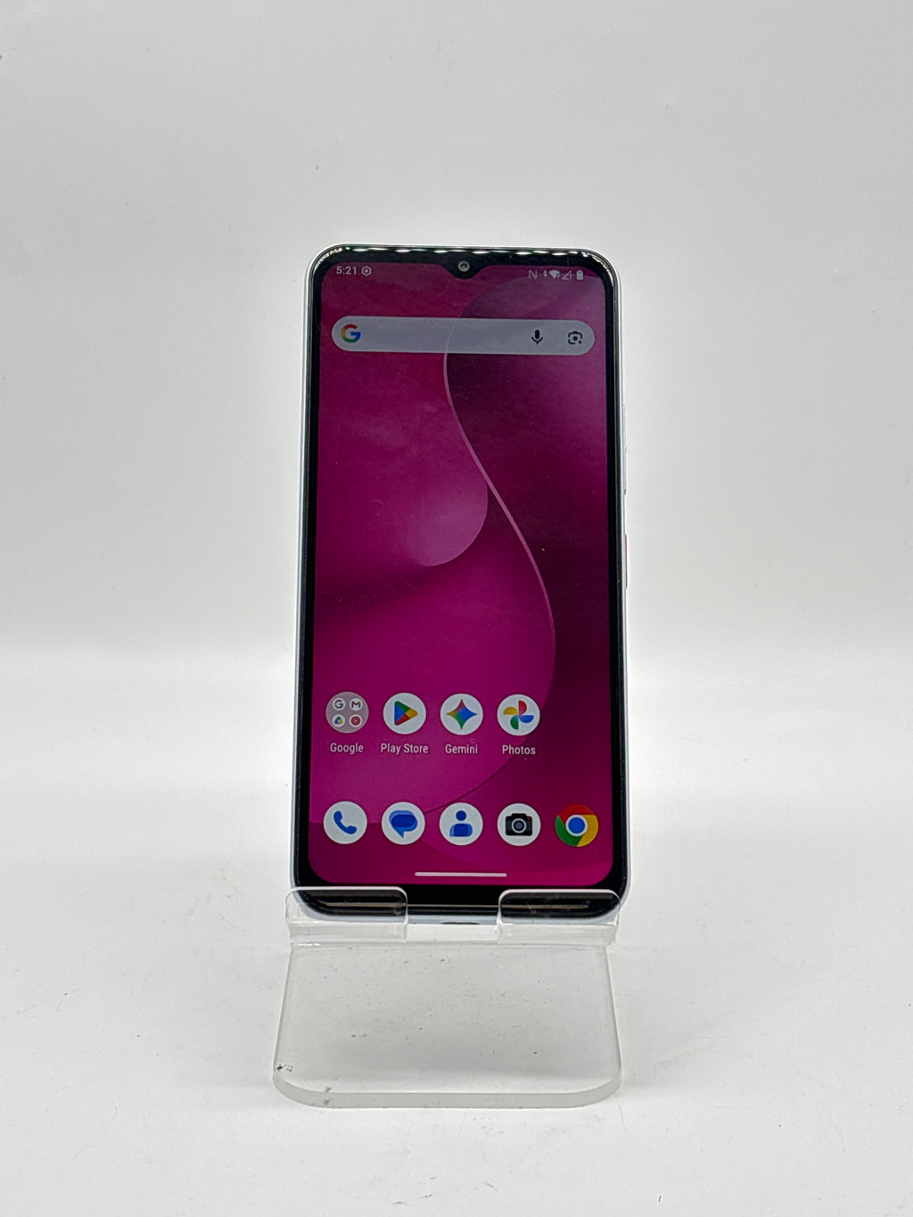 T-Mobile REVVL 8 5G 128GB White Compatible with T-Mobile Read