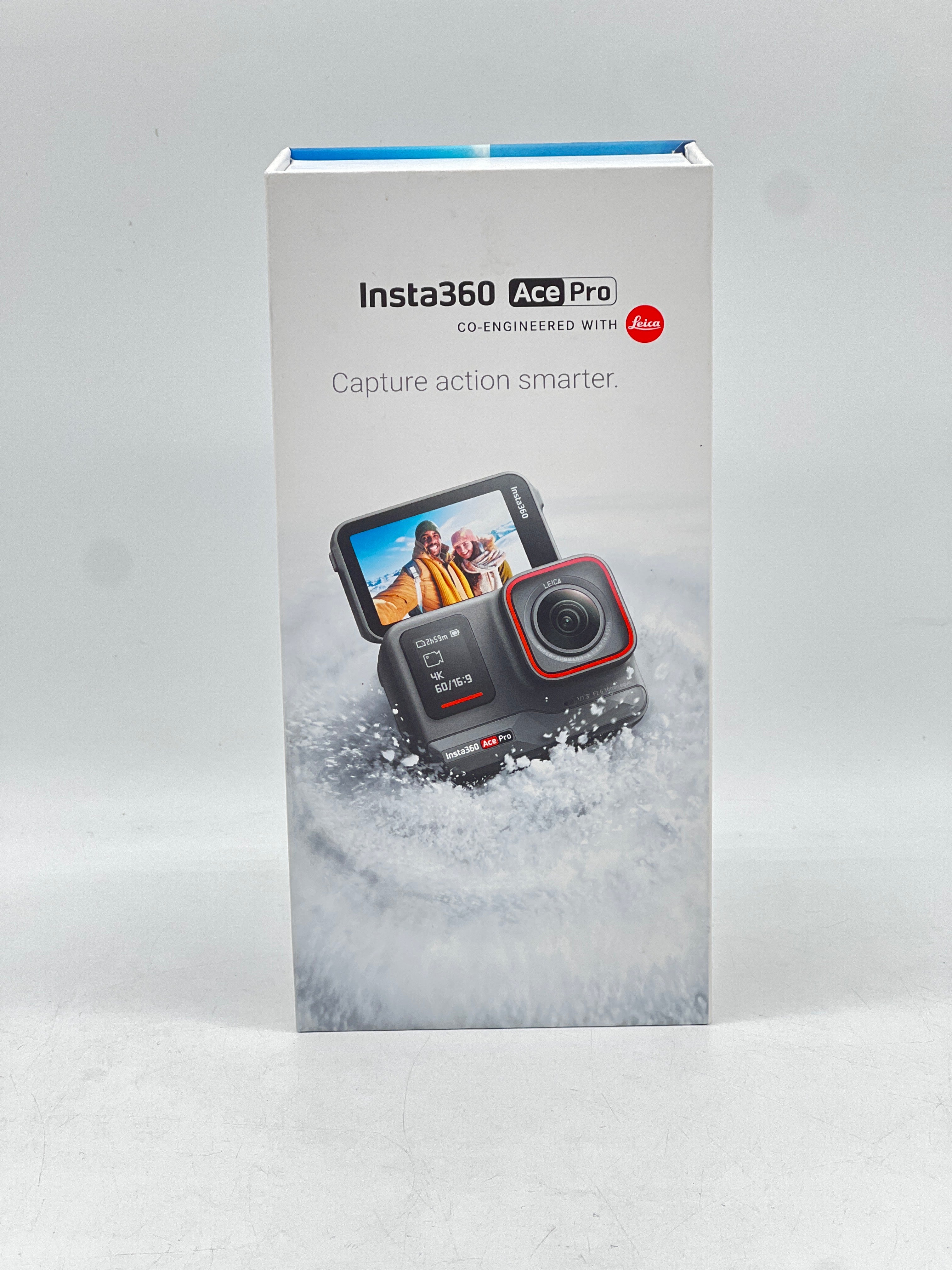 Insta360 Ace Pro Action Camera 2.4 in Black High Definition Used With Box