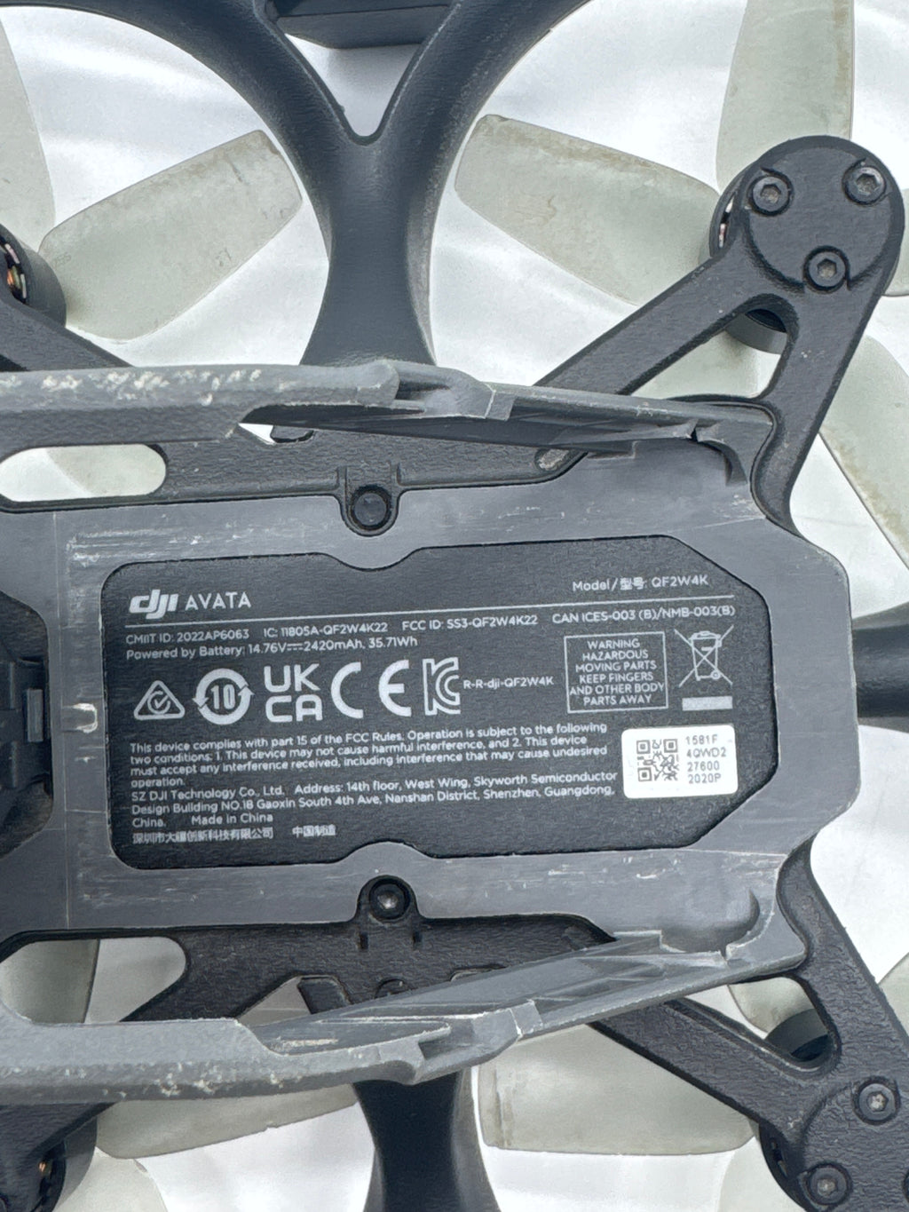 DJI Avata Drone Quadcopter w/ Battery, DJI RC Motion 2 - Used