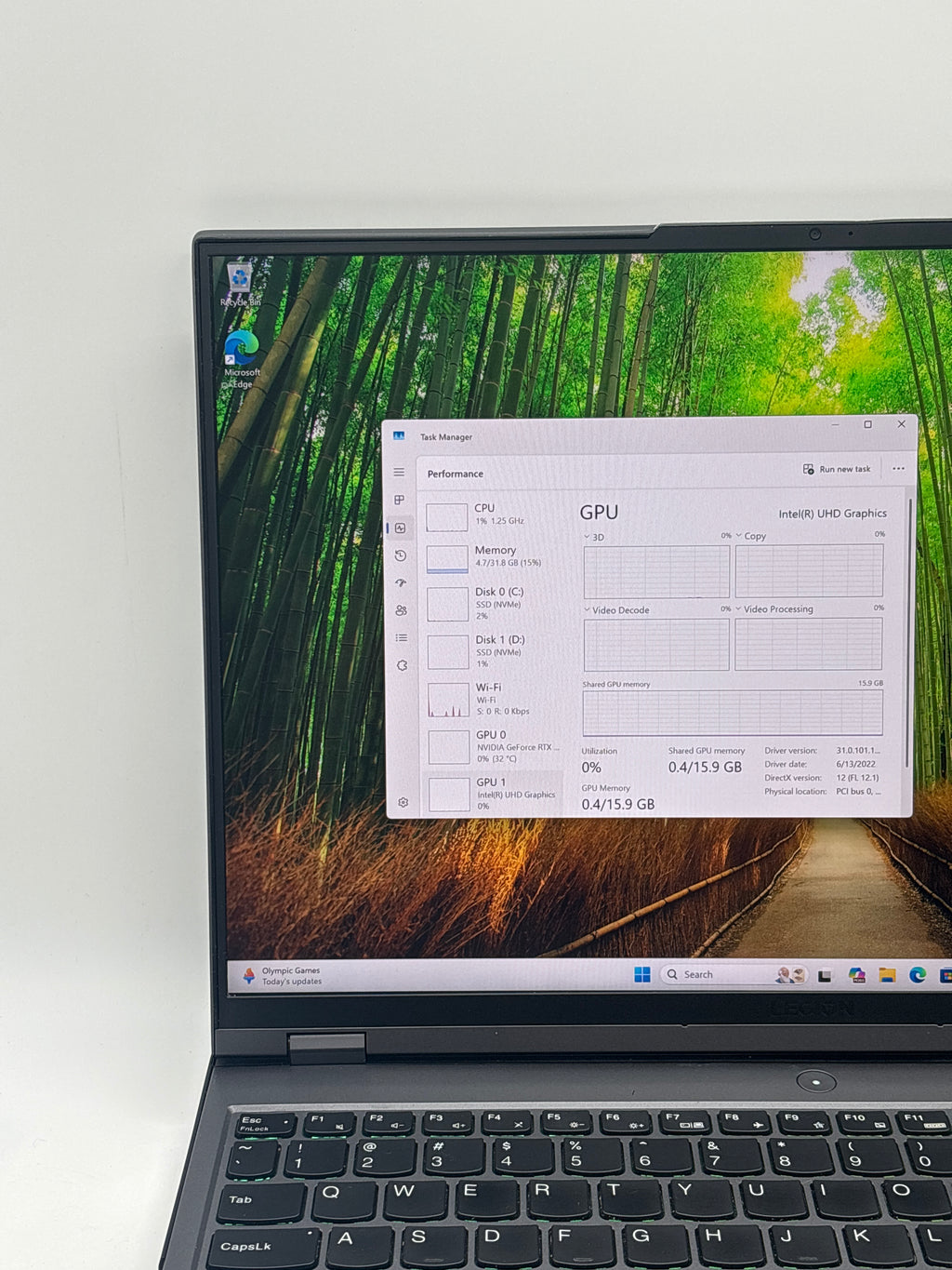 Lenovo Legion 5 Pro 16ITH6H i7-11800H 32GB RAM 2TB SSD GeForce RTX 3070