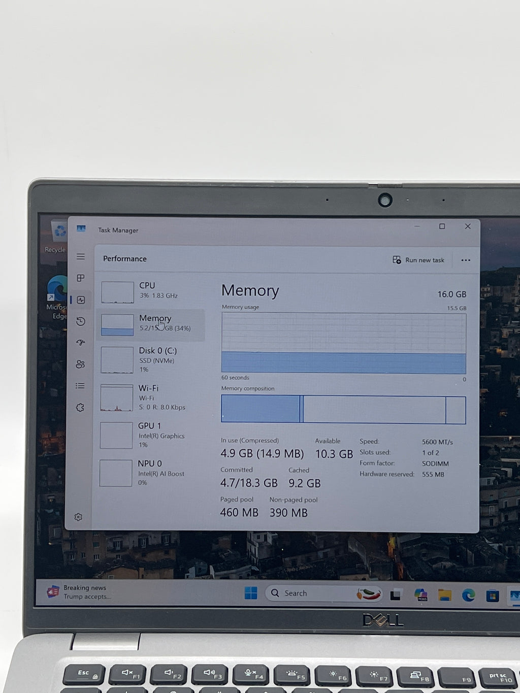 Dell Precision 3490 Ultra 5 125H 16GB RAM 256GB SSD