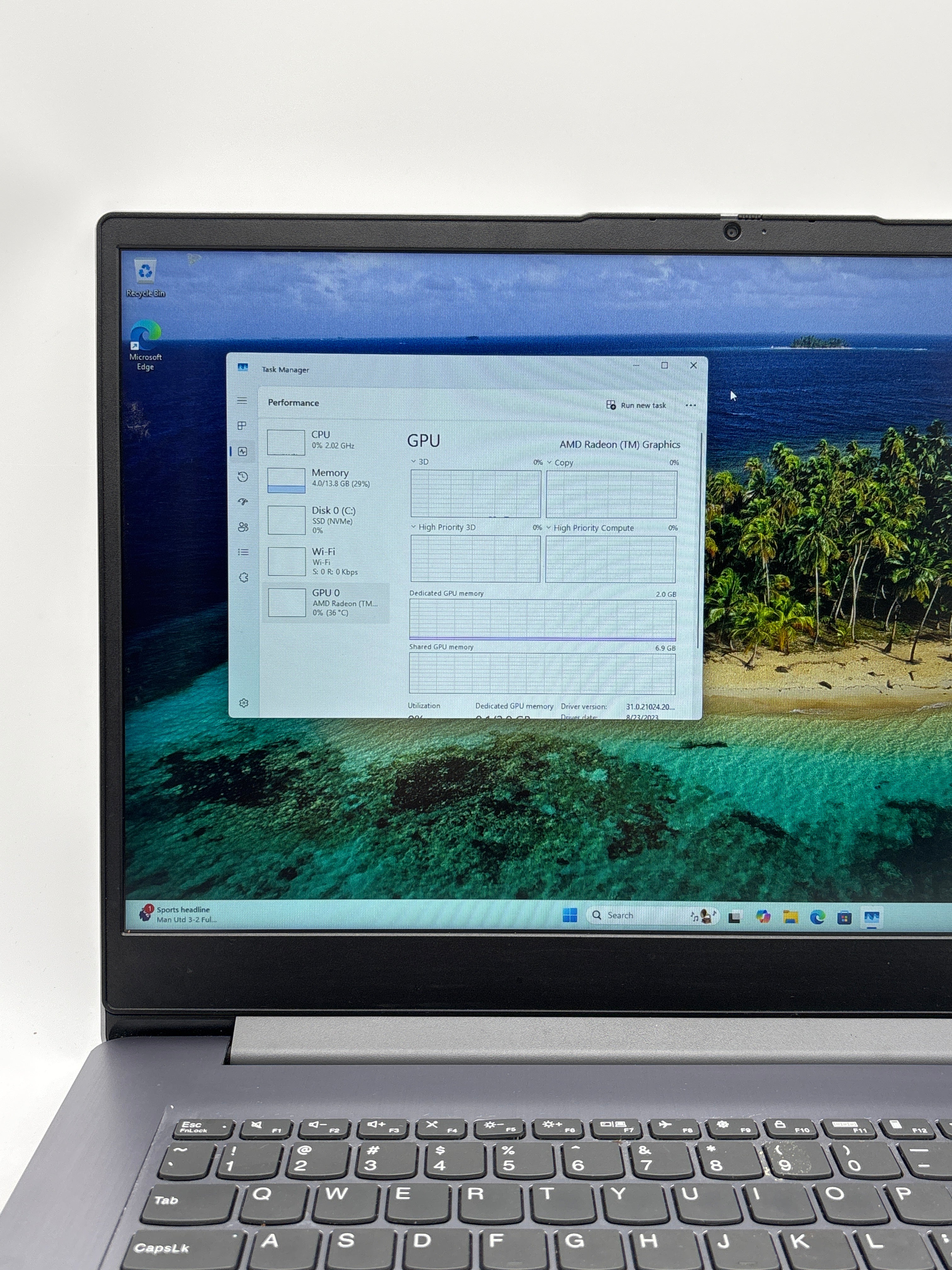 Lenovo IdeaPad 3 17ABA7 AMD Ryzen 5 5625U 16GB RAM 1TB SSD - Used