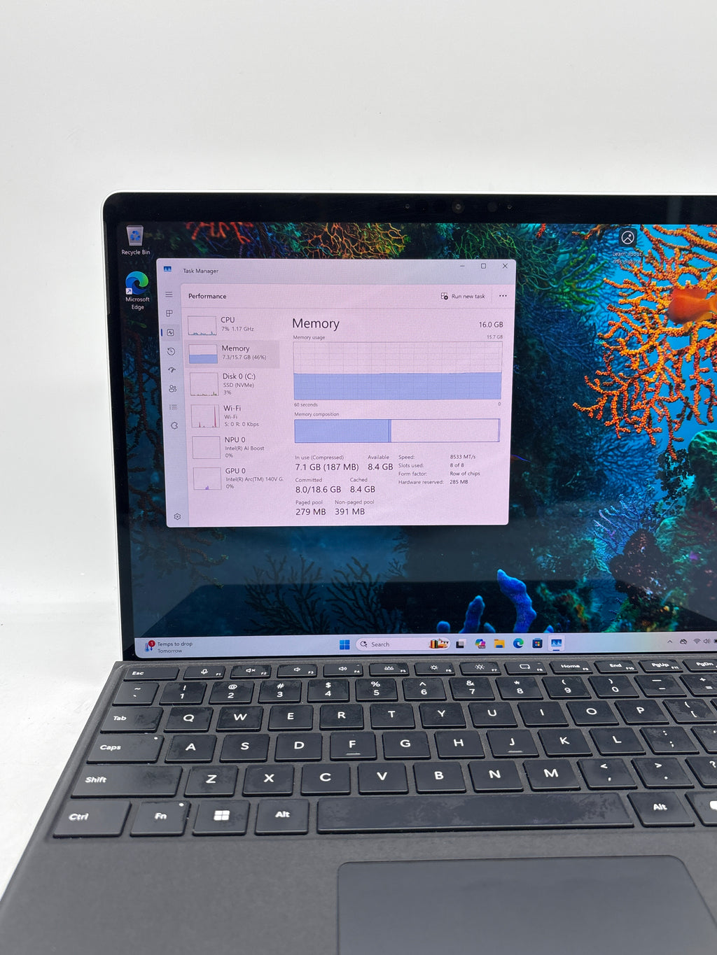 Microsoft Surface Pro 11th Edition Ultra 7 266V 16GB RAM 512GB SSD - Used