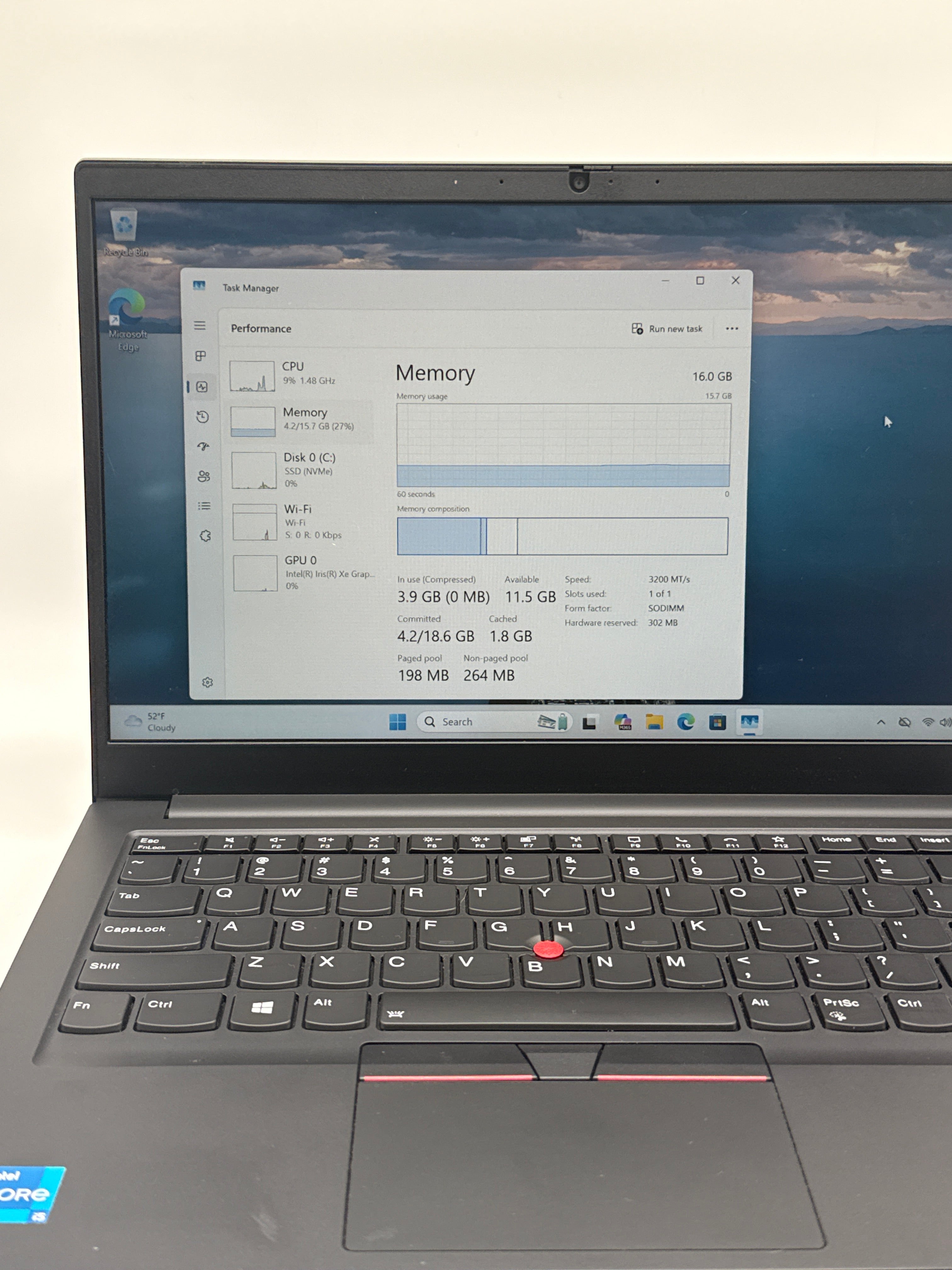 Lenovo ThinkPad E14 Gen 2 i5-1135G7 16GB RAM 256GB SSD